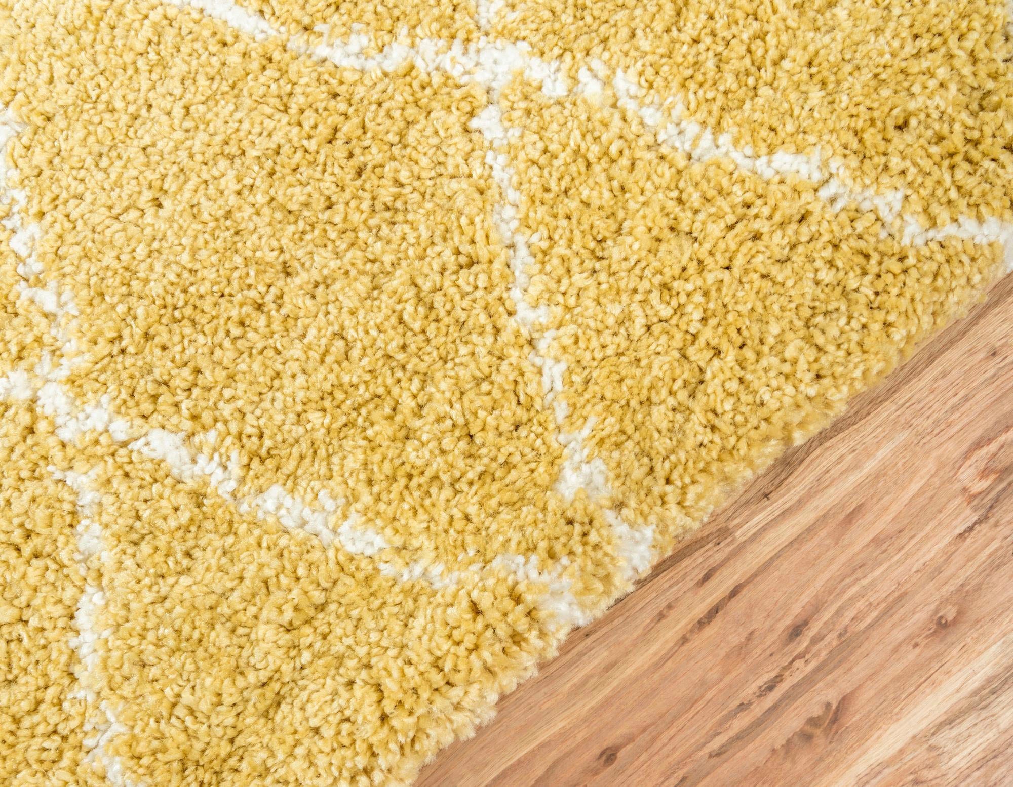 Myflair Möbel & Accessoires Hochflor-Läufer »Temara Shag, LAGERRÄUMUNG!«, rechteckig, 51 mm Höhe, Teppich-Läufer, gewebt, Rauten Design, weich & kuschelig