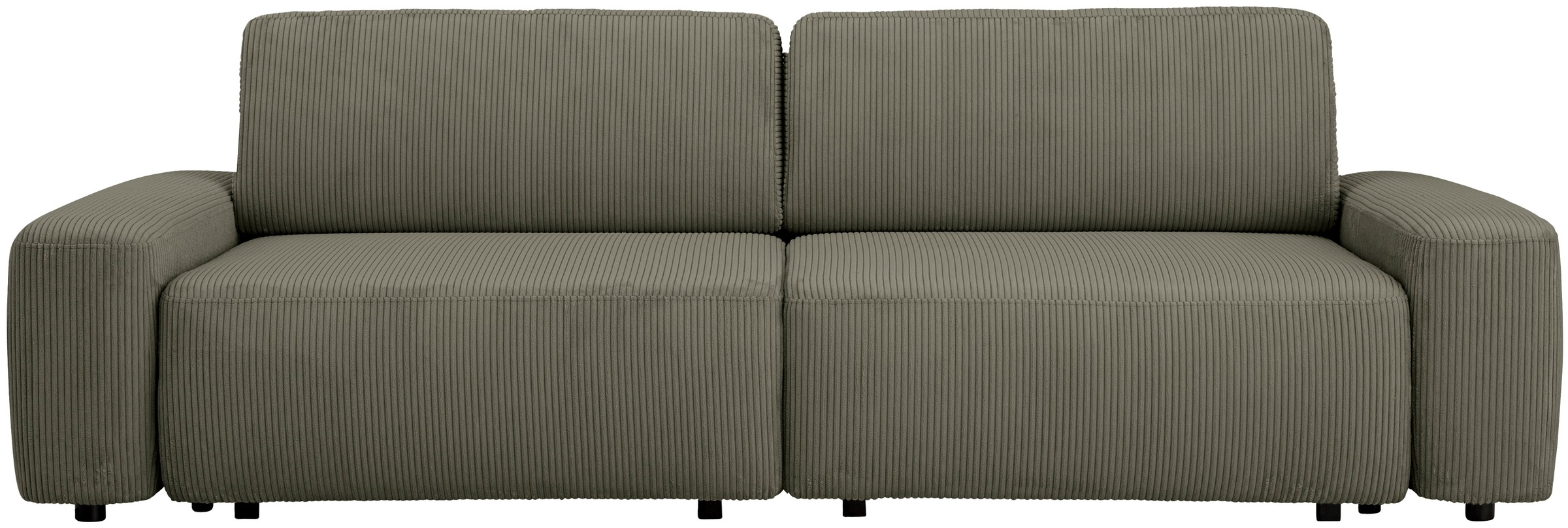 INOSIGN 3-Sitzer »TORGE (257cm), Sofa,Schlafsofa in Cord, Samtvelours, Stru günstig online kaufen