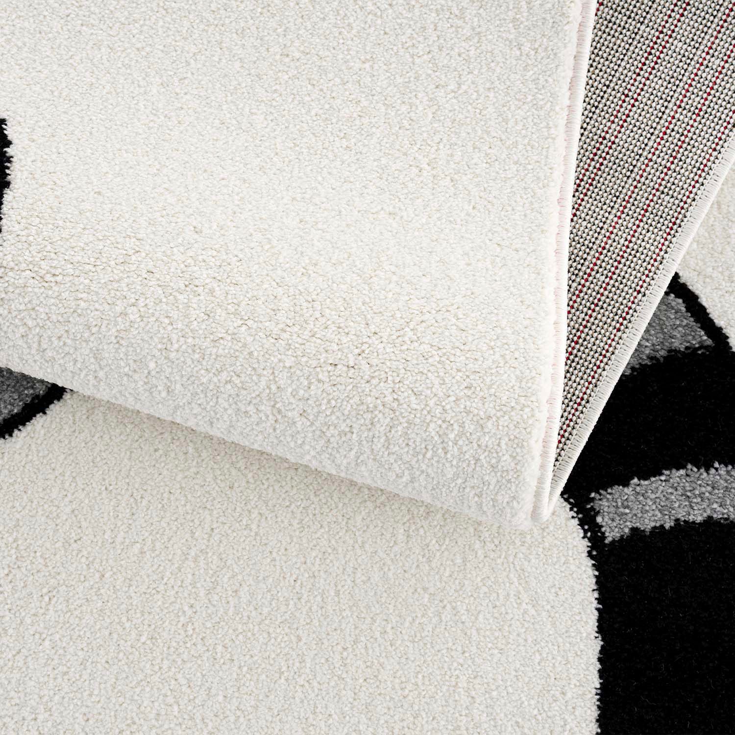 Carpet City Kinderteppich »Savanna 9373«, rechteckig, 11 mm Höhe, Spielteppich, Teppich, Katze, Creme/ Grau, für Kinderzimmer, Kurzflor