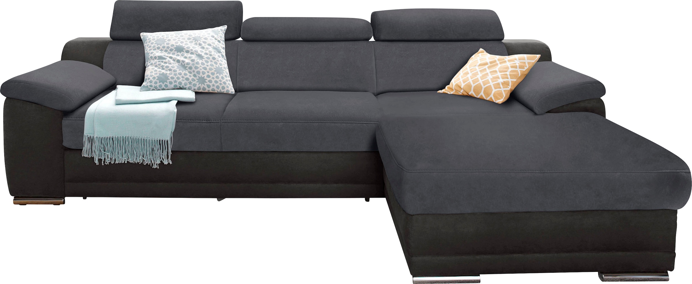 sit&more Ecksofa Xenia L-Form, mit Kopfteilverstellung, wahlweise mit Bettfunktion