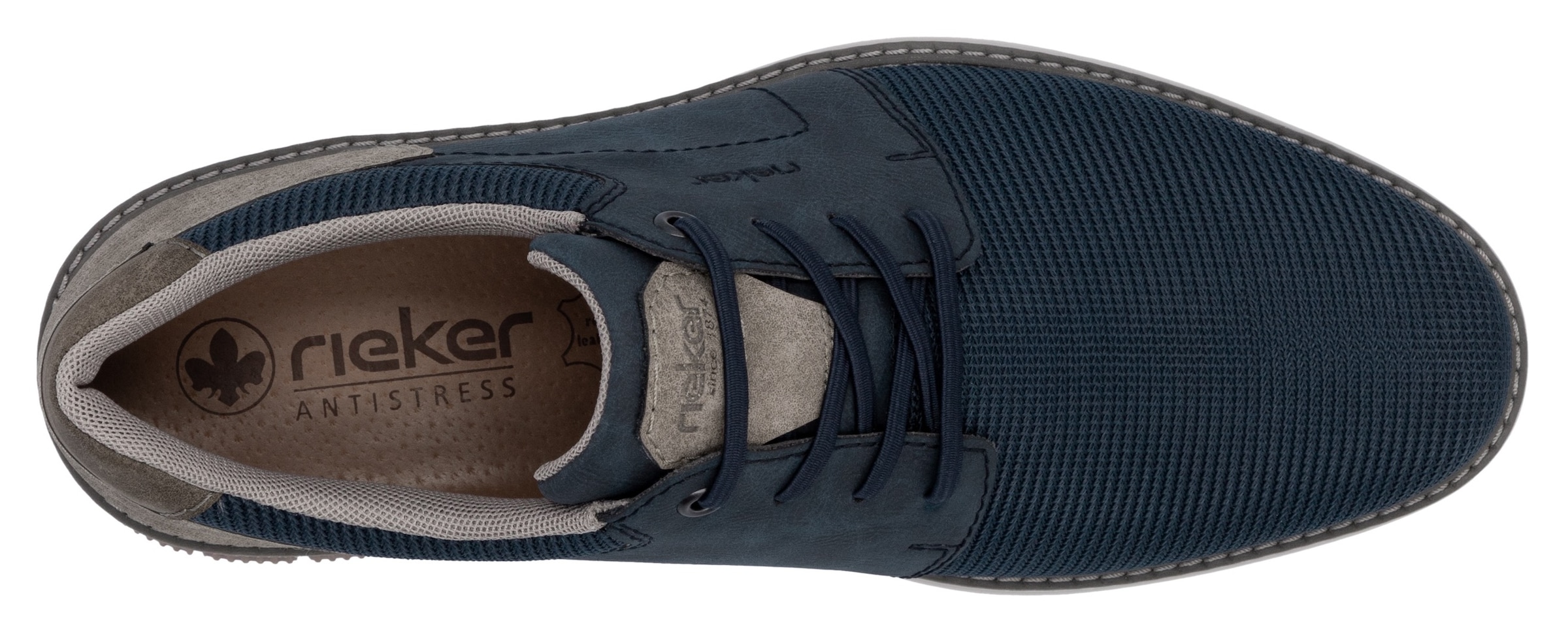 Rieker Slip-On Sneaker, Schlupfschuh, Halbschuh, Sneaker mit Gummizug für leichten Einstieg