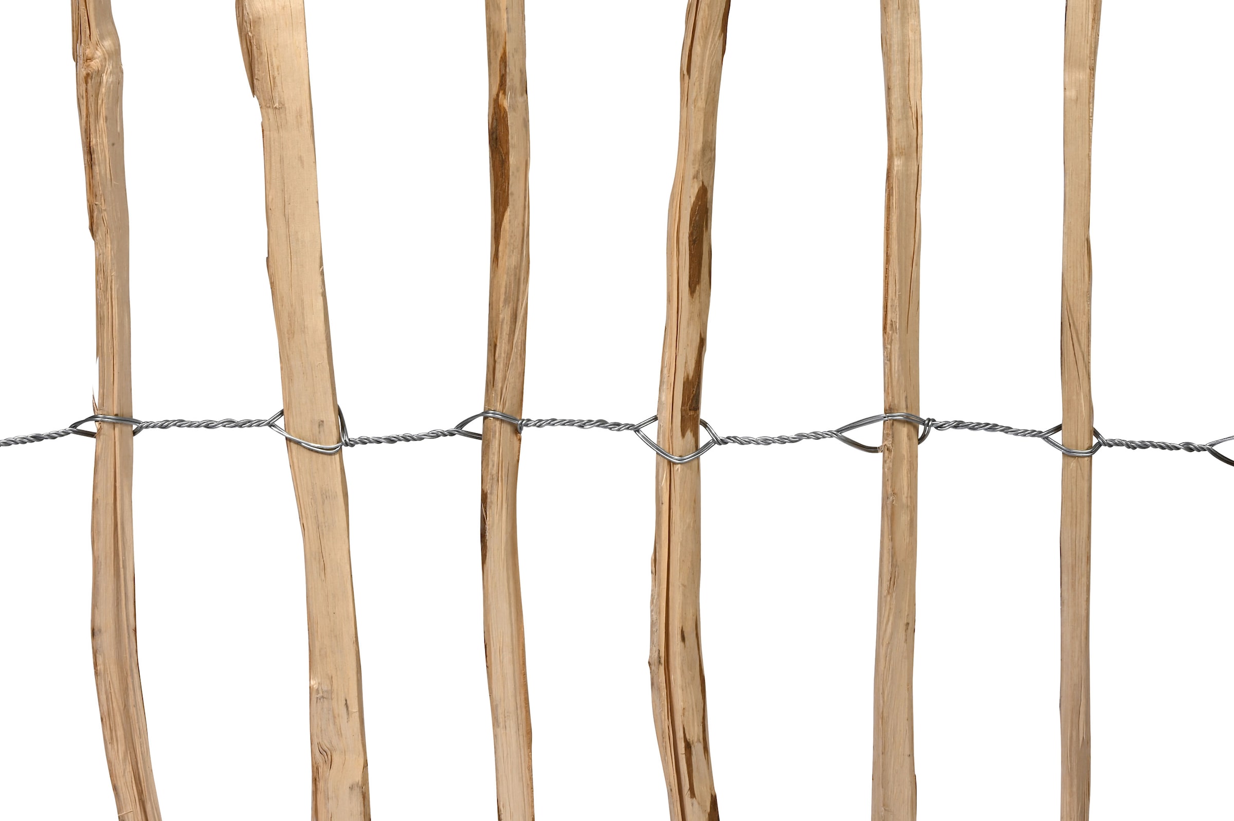 dobar Staketenzaun »aus robustem, geschältem Haselnussholz, HxL: 90x500cm«