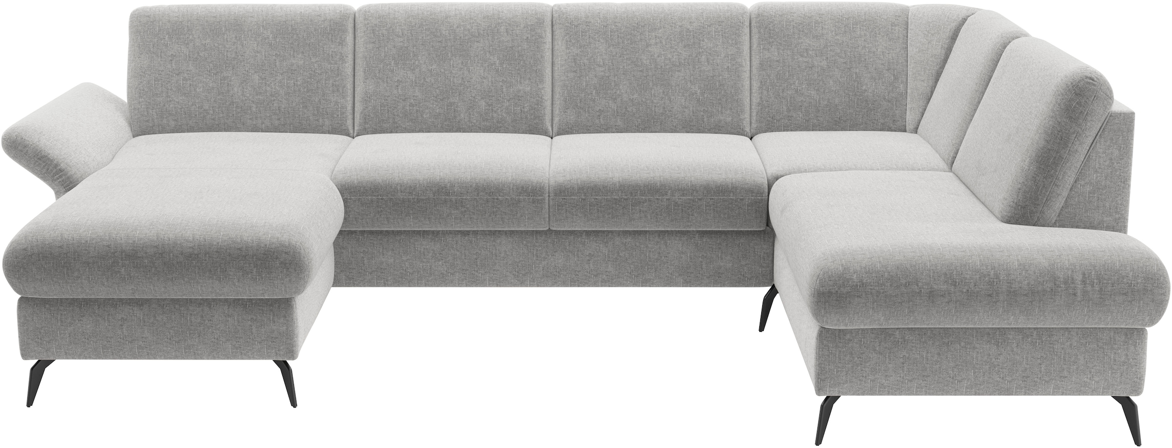Home affaire Wohnlandschaft »Rochelle«, optional: Armteilverstellung, klappbar, Bettkasen