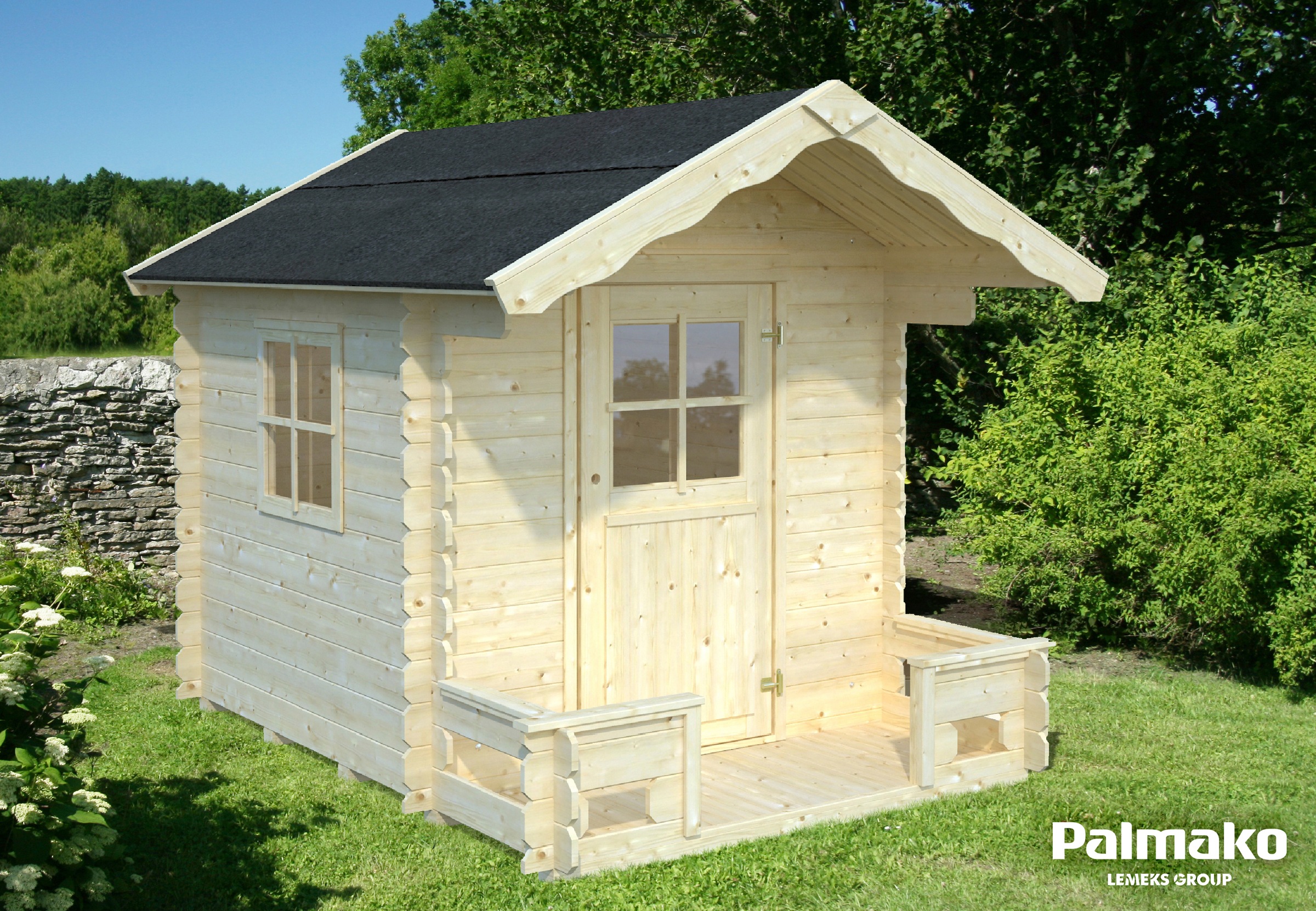 Palmako Spielhaus »Sam 2,4 m²«, mit Terrasse