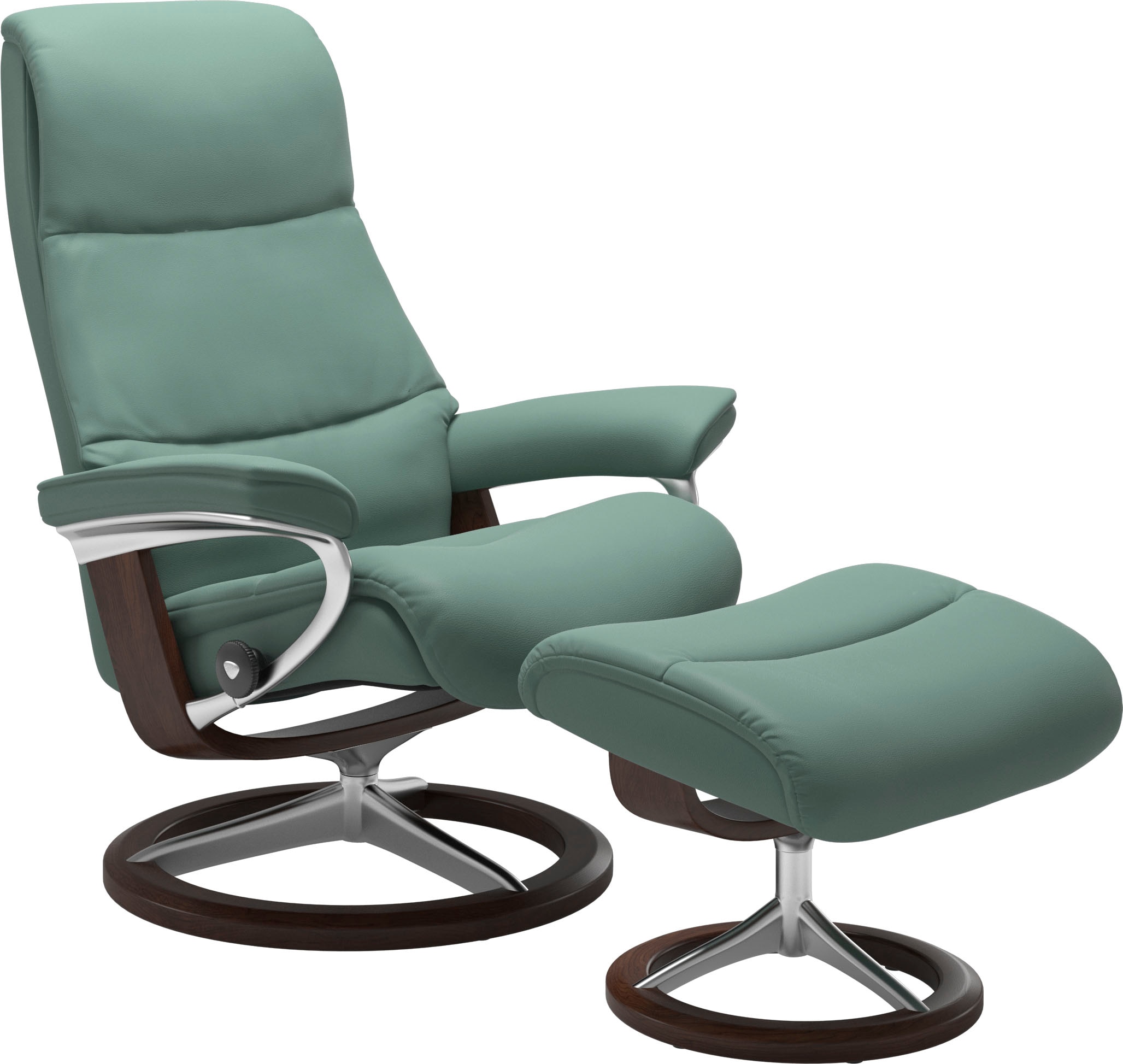 Stressless Fußhocker "View" mit Signature Base,Gestell Braun günstig online kaufen