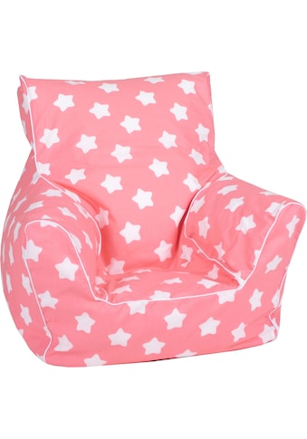 Knorrtoys® Sitzsack »Pink, white stars«, für Kinder; Made in Europe kaufen