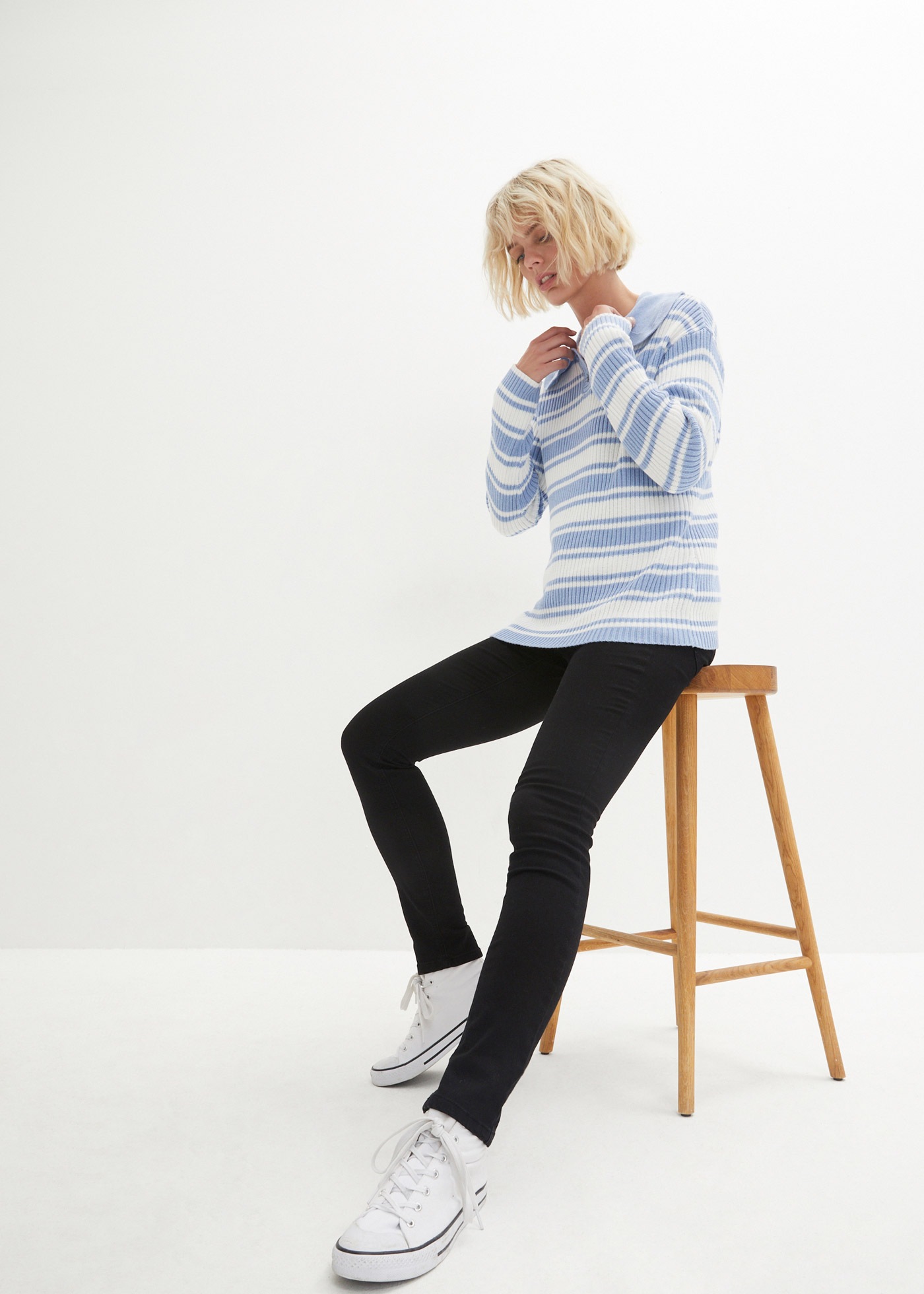 bonprix Skinny-fit-Jeans »Skinny Jeans High Waist, Shaping Thermojeans« Skinny Jeans High Waist, Shaping Thermojeans