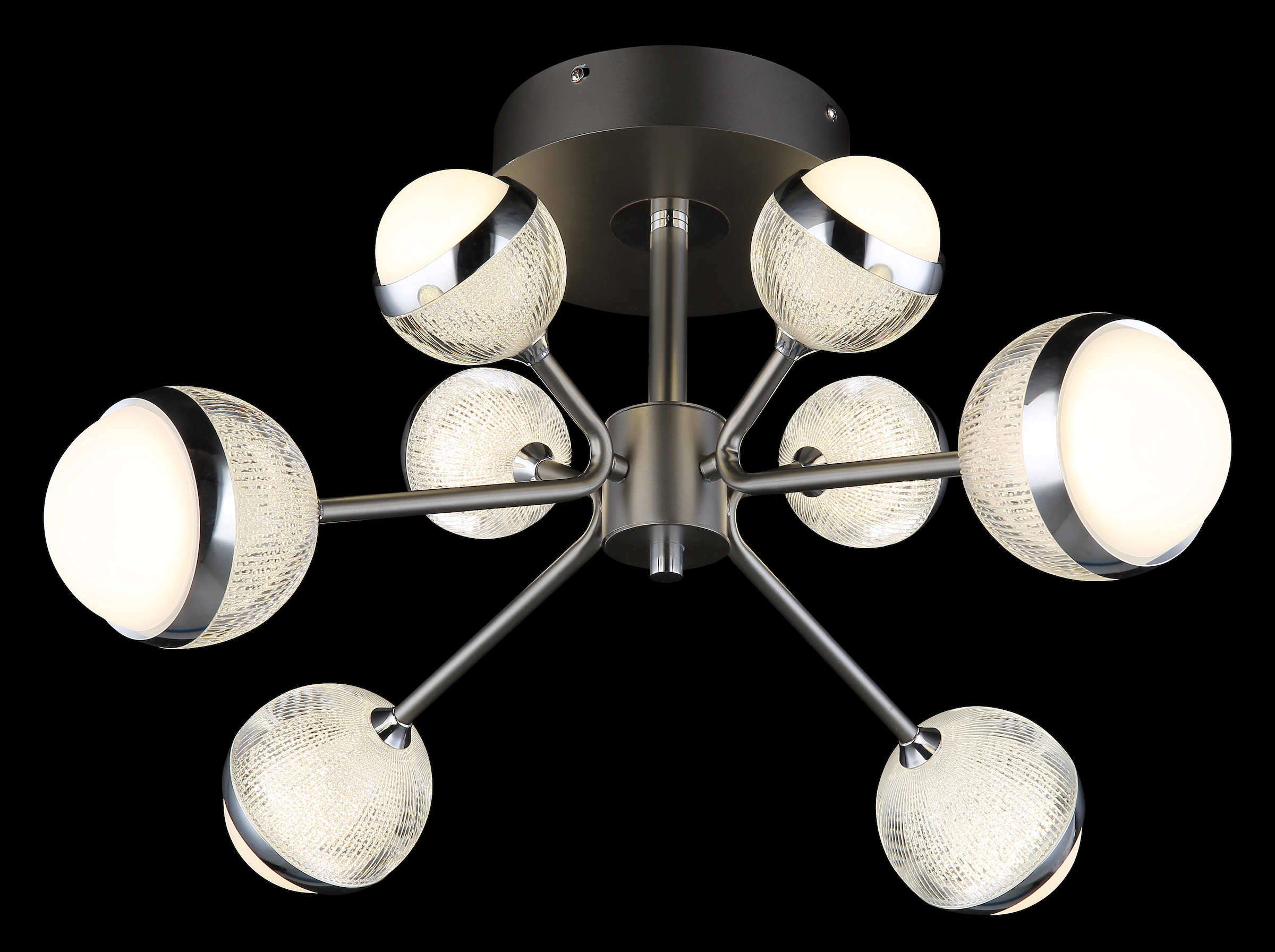 GLOBO LIGHTING LED Deckenleuchte »UNTSY«, Leuchtmittel LED-Modul | LED fest integriert, Deckenlampe/Wohnzimmer/Schlafzimmer/modern