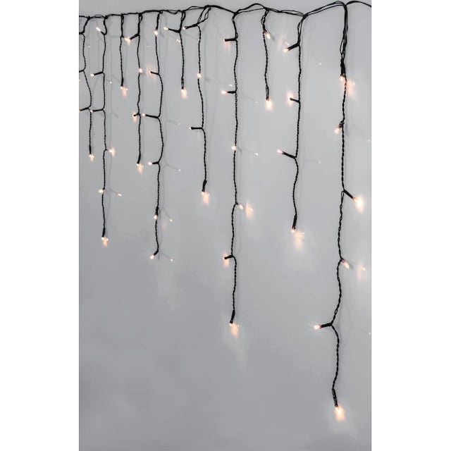 EGLO LED-Lichtervorhang »CRISPY ICE WHITE, Weihnachtsdeko«, 480 St.-flammig,  LED Lichterkette / schwarz / 480X0,064W / Beleuchtung - Weihnachten auf  Raten kaufen
