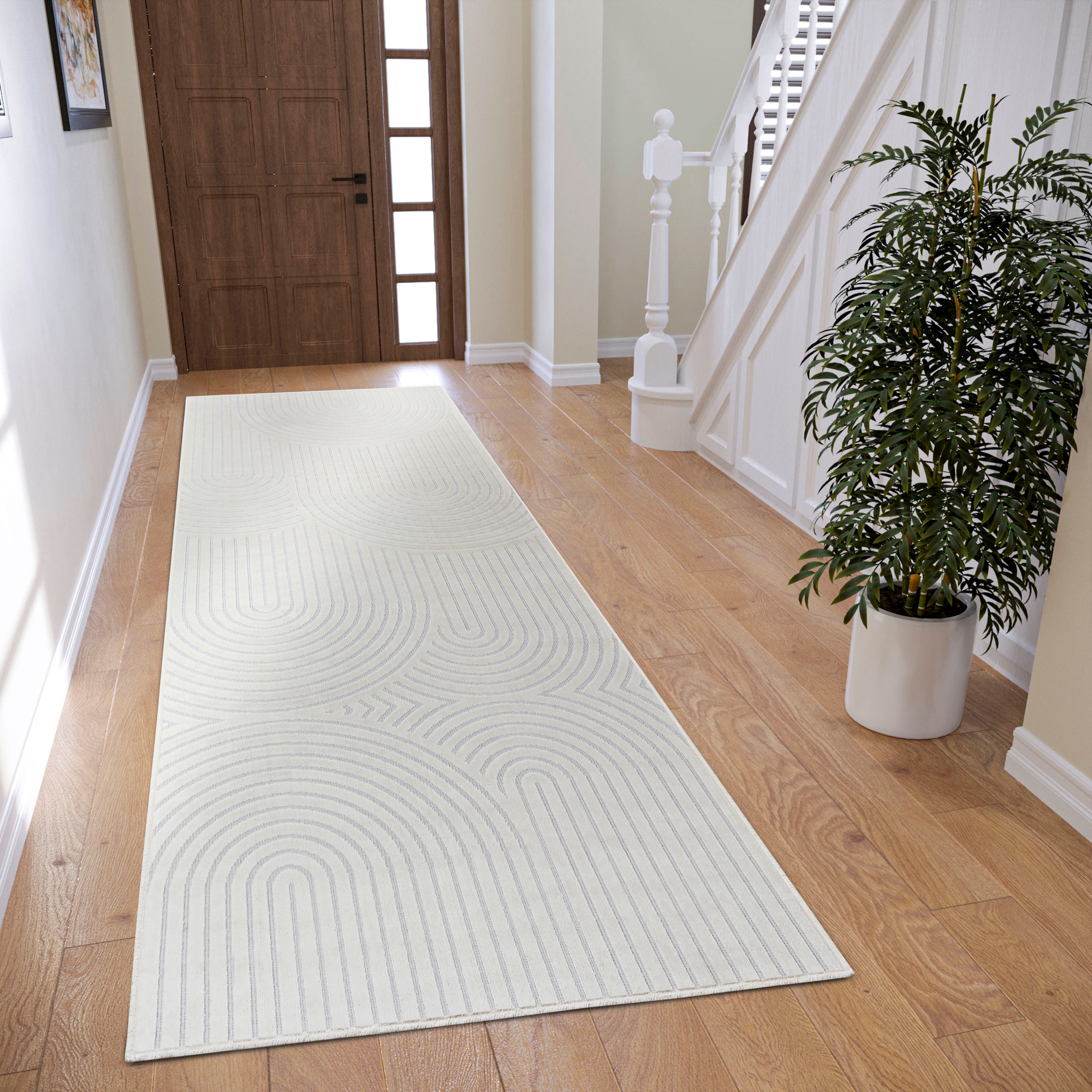 Carpet City Hochflor-Läufer »Focus 3382«, rechteckig, Boho-Teppich, besonders  weich, Hoch Tief Struktur, Wohnzimmer online kaufen