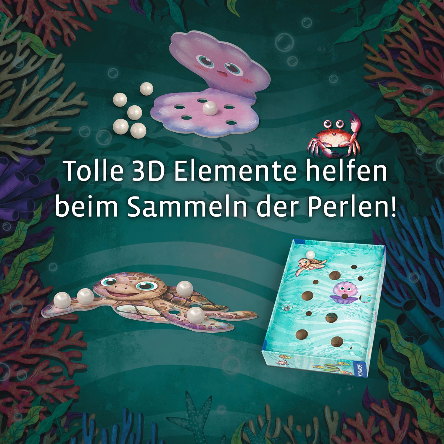 Kosmos Spiel »EXIT® Kids Rätselspaß im Meer« Made in Germany
