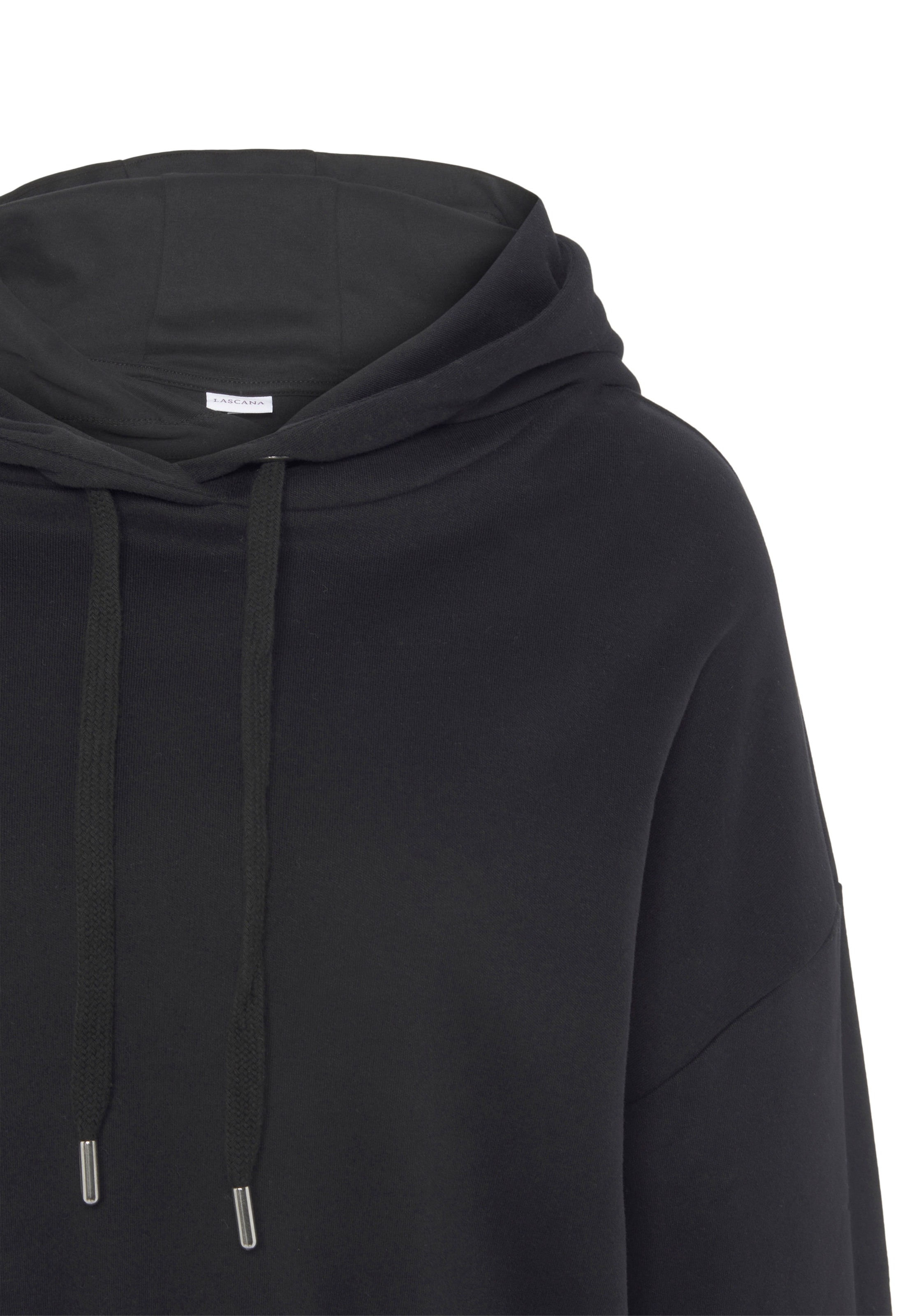 LASCANA Hoodie, mit elastischer Raffung in der Taille, Loungewear