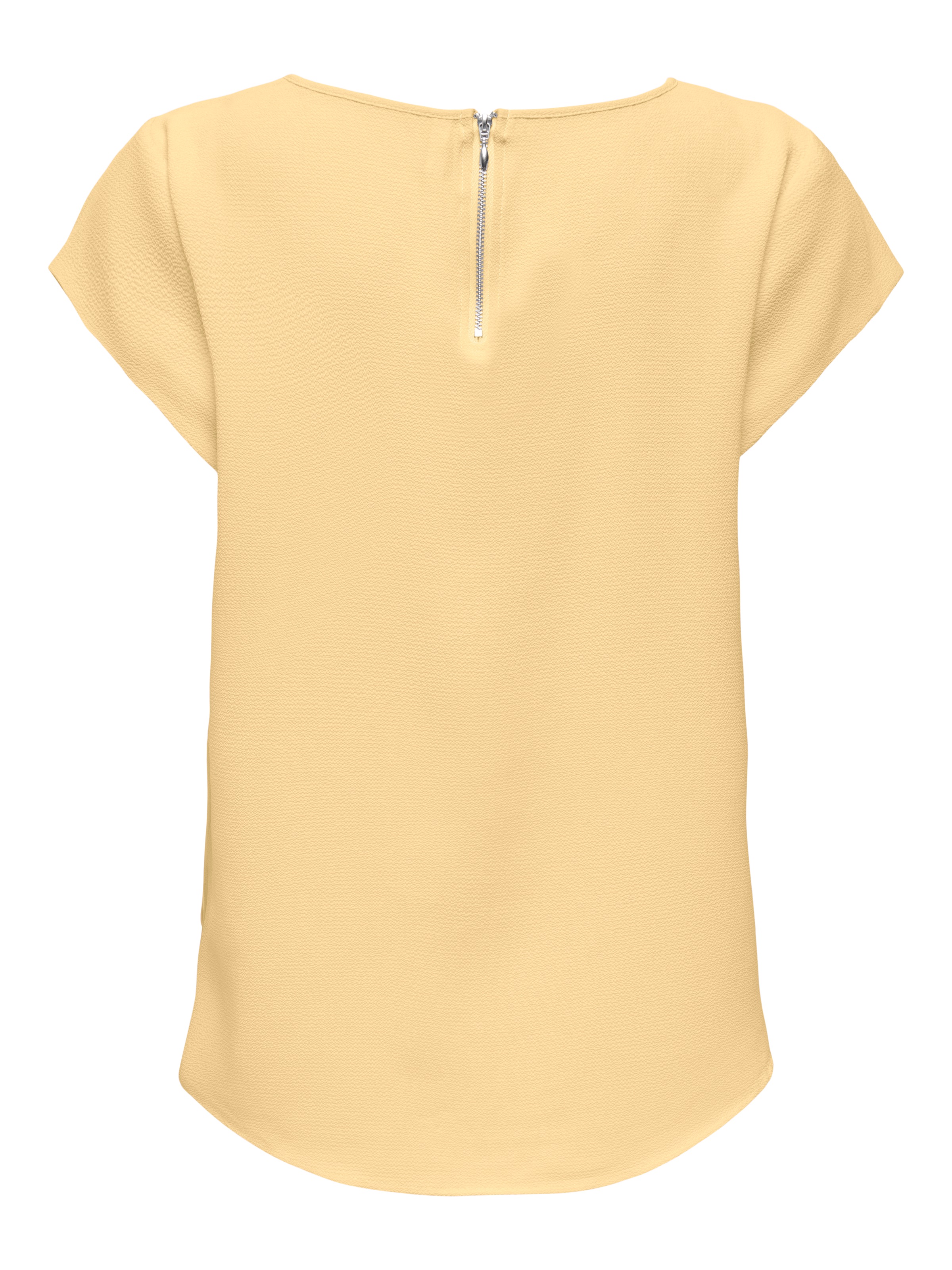ONLY Kurzarmbluse »ONLVIC – feminines Blusenshirt in lockerer Form« Materialmix, regular fit