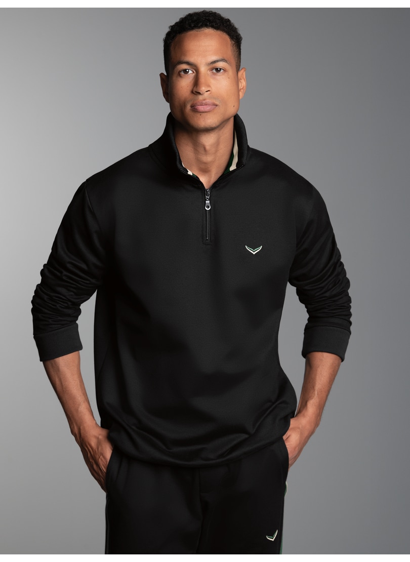 Trigema Freizeitanzug »TRIGEMA Jogginganzug mit kontrastfarbigen Akzenten« 1 Stk. tlg.