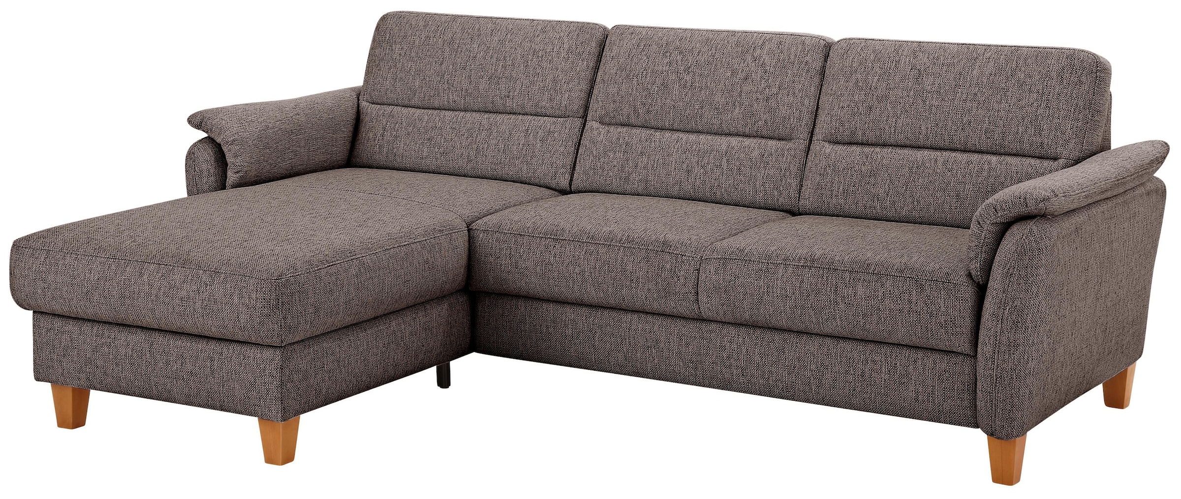 Home affaire Ecksofa »Palmera L-Form, B: 244 cm« optional Bettfunktion & Be günstig online kaufen