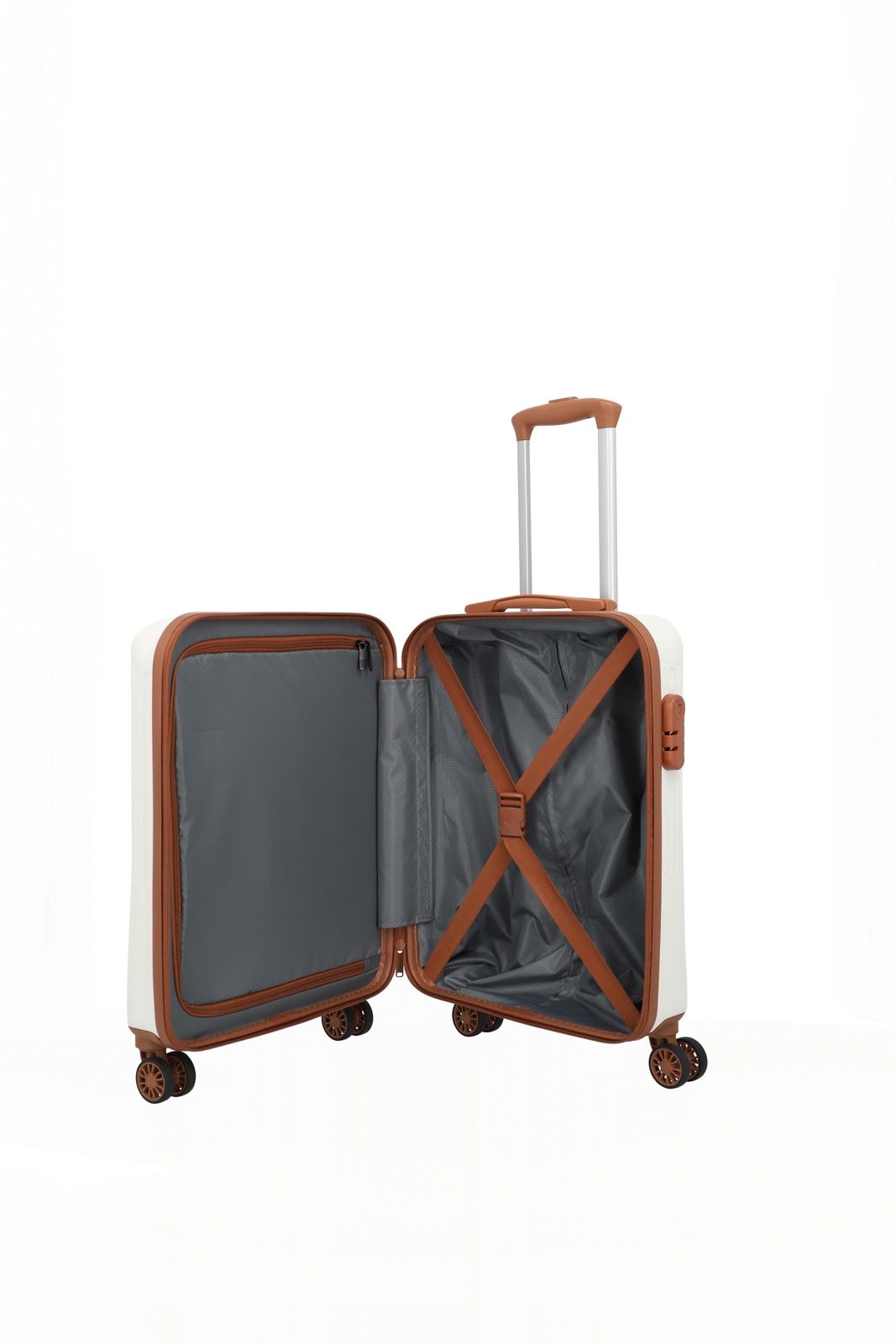 travelite Trolleyset »BALI 4w L/M/S«, (Set, 3 tlg., Hartschalen Trolley Set), Kofferset Reisegepäck Reisekoffer Hartschallenkoffer TSA Schloss