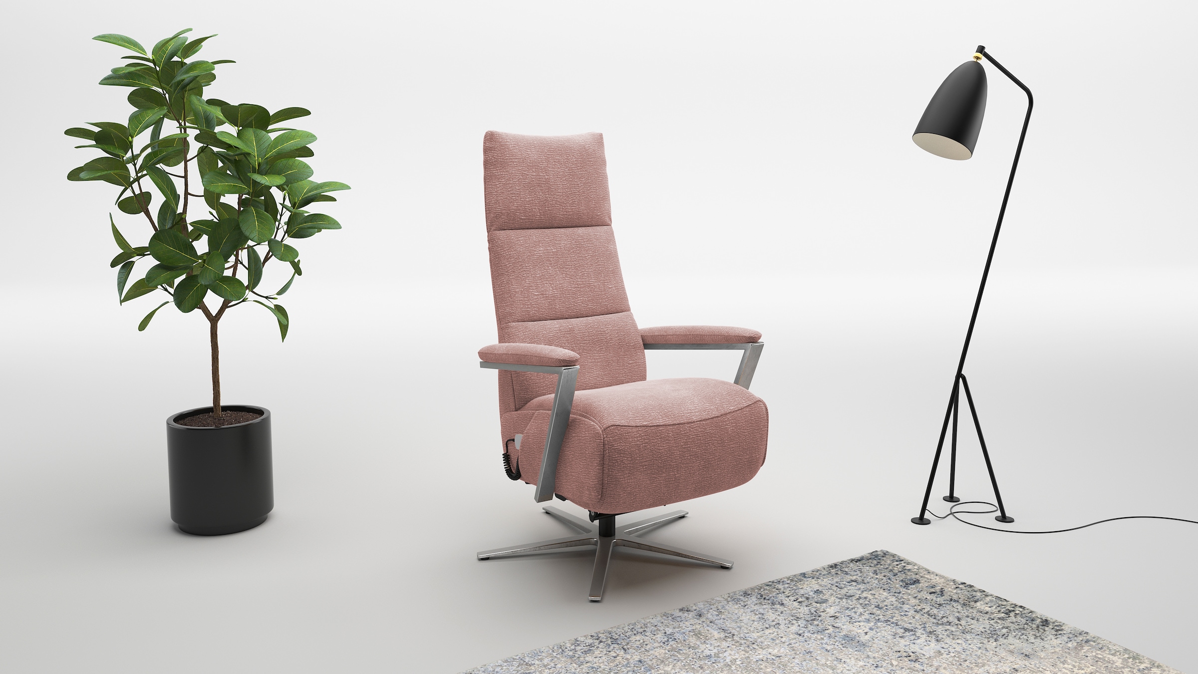 sit&more TV-Sessel »Vario Comfort, inkl. Kopfteilverstellung & 360° Drehfun günstig online kaufen