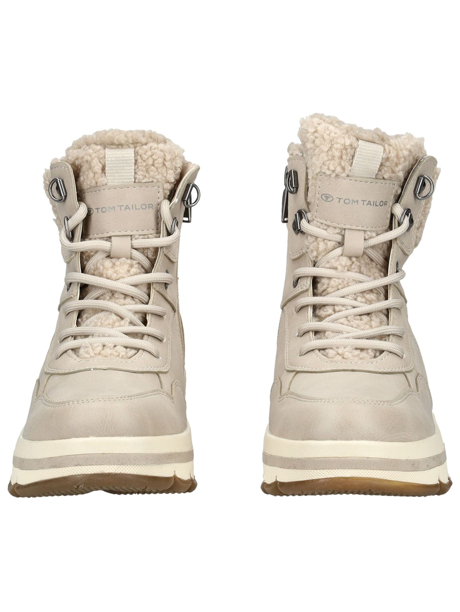 TOM TAILOR Schnürstiefelette »Tom Tailor Stiefelette Lederimitat/Textil«