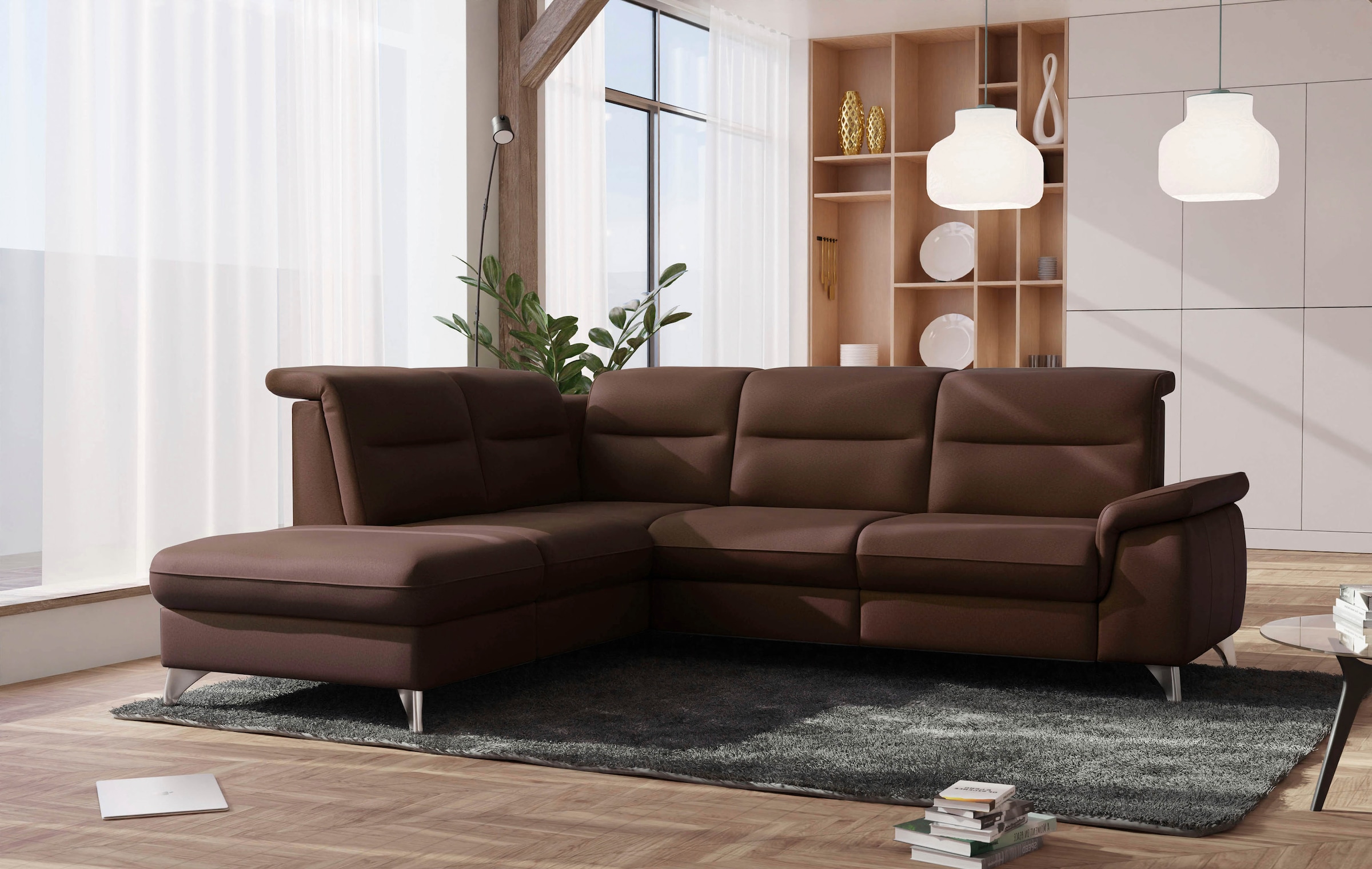 sit&more Ecksofa »Astoria L-Form«, wahlweise mit motorischer Relaxfunktion günstig online kaufen