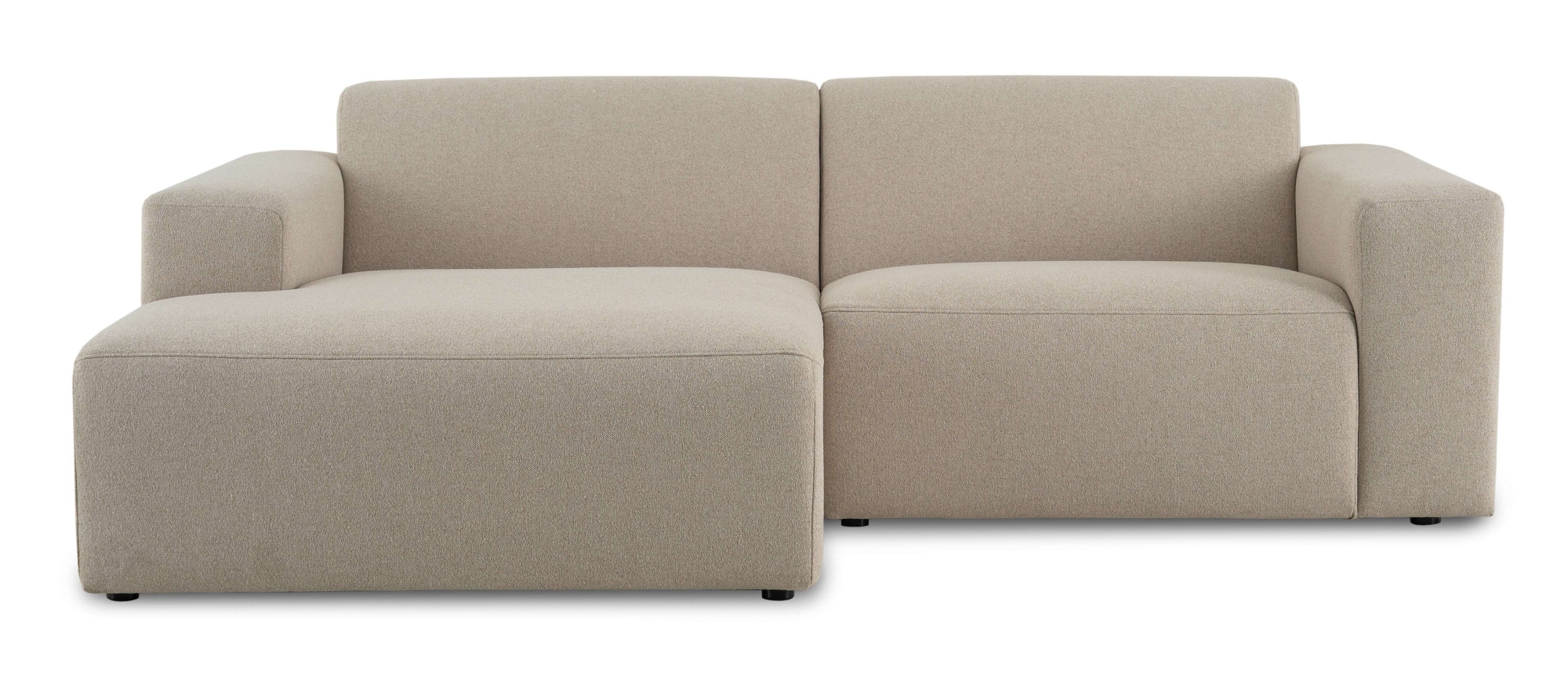 INOSIGN Ecksofa »Koa,228cm, L-Form, Modulsofa, Webstoff, Cord«, Designsofa, weicher Lounge-Sitzkomfort, Welleunterfederung, bodentief