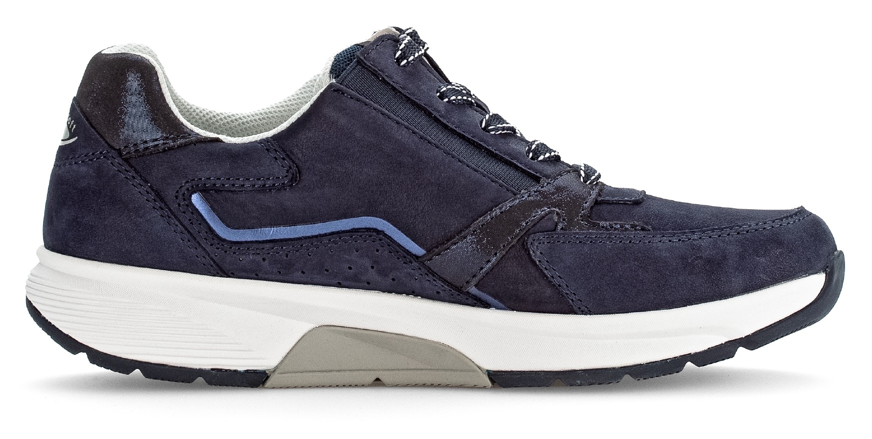 Gabor Rollingsoft Keilsneaker, mit OPTIFIT-Wechselfußbett, Freizeitschuh, Halbschuh, Schnürschuh