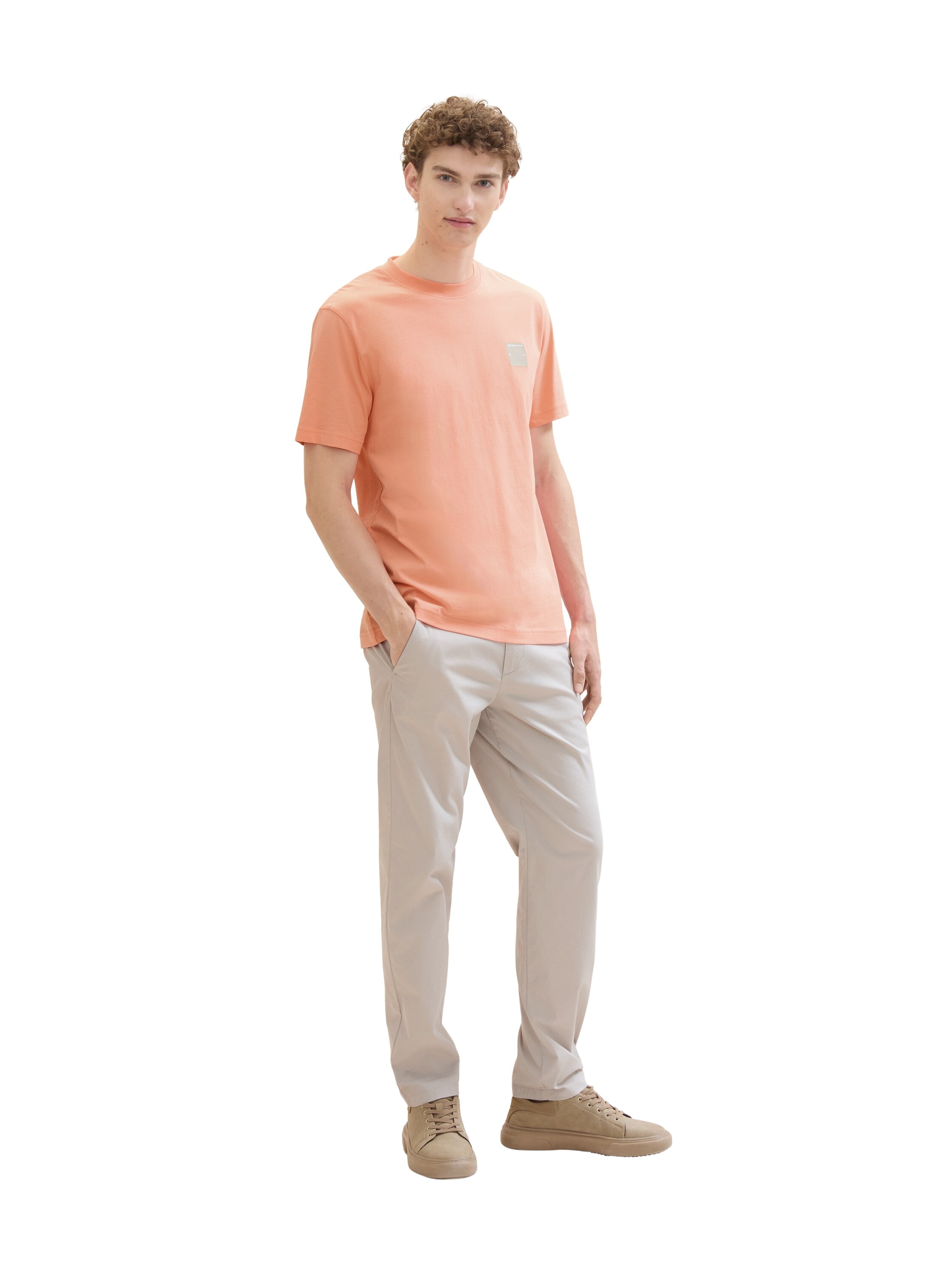 TOM TAILOR Denim Chinohose, mit seitlichen Eingrifftaschen