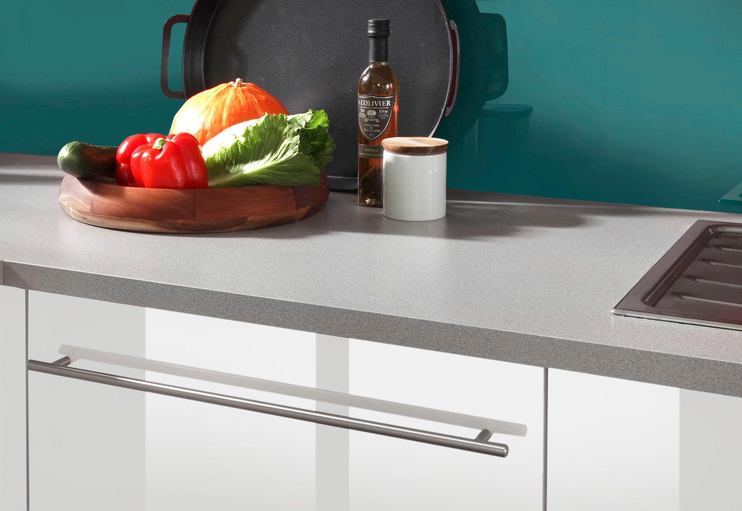 wiho Küchen Winkelküche »Chicago«, ohne E-Geräte, Stellbreite 260/220 cm