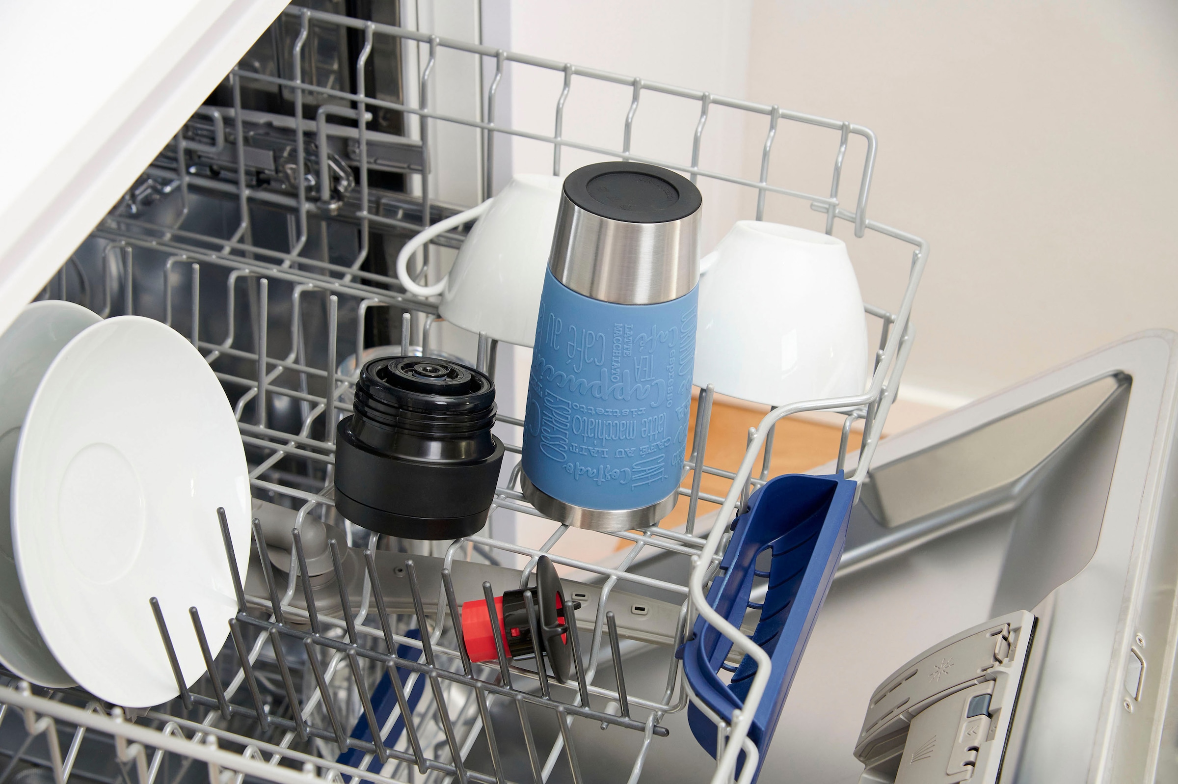 Emsa Thermobecher »Travel Mug Classic, mit 360°-Trinköffnung«, 4h heiß, 8h kalt - 360 ml / 6h heiß, 12h kalt - 500 ml, 100% dicht