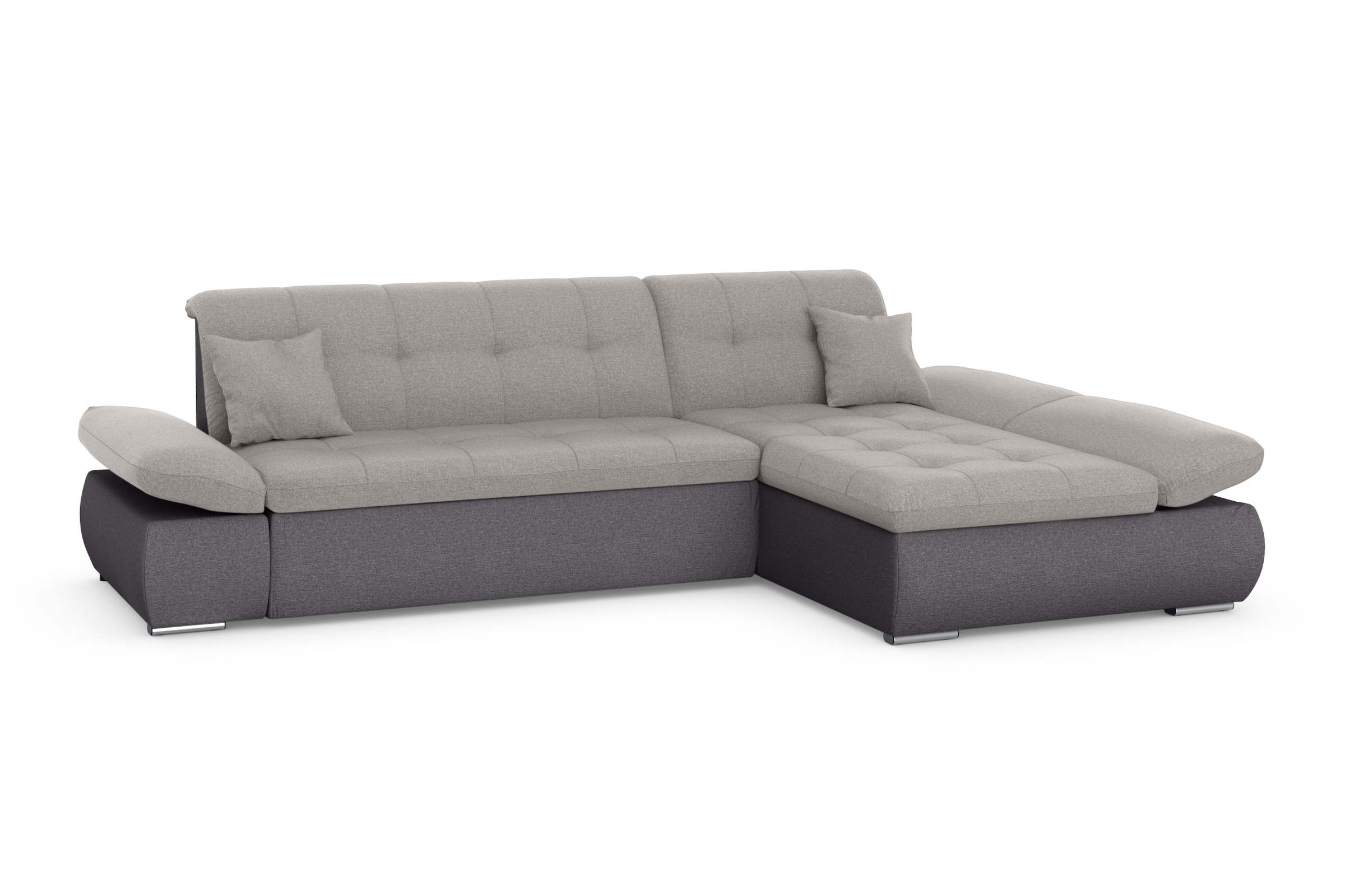 DOMO collection Ecksofa »Moric B/T/H 300/172/80 cm, auch in Cord, L-Form«, XXL-Format, wahlweise auch mit Bettfunktion und Armverstellung