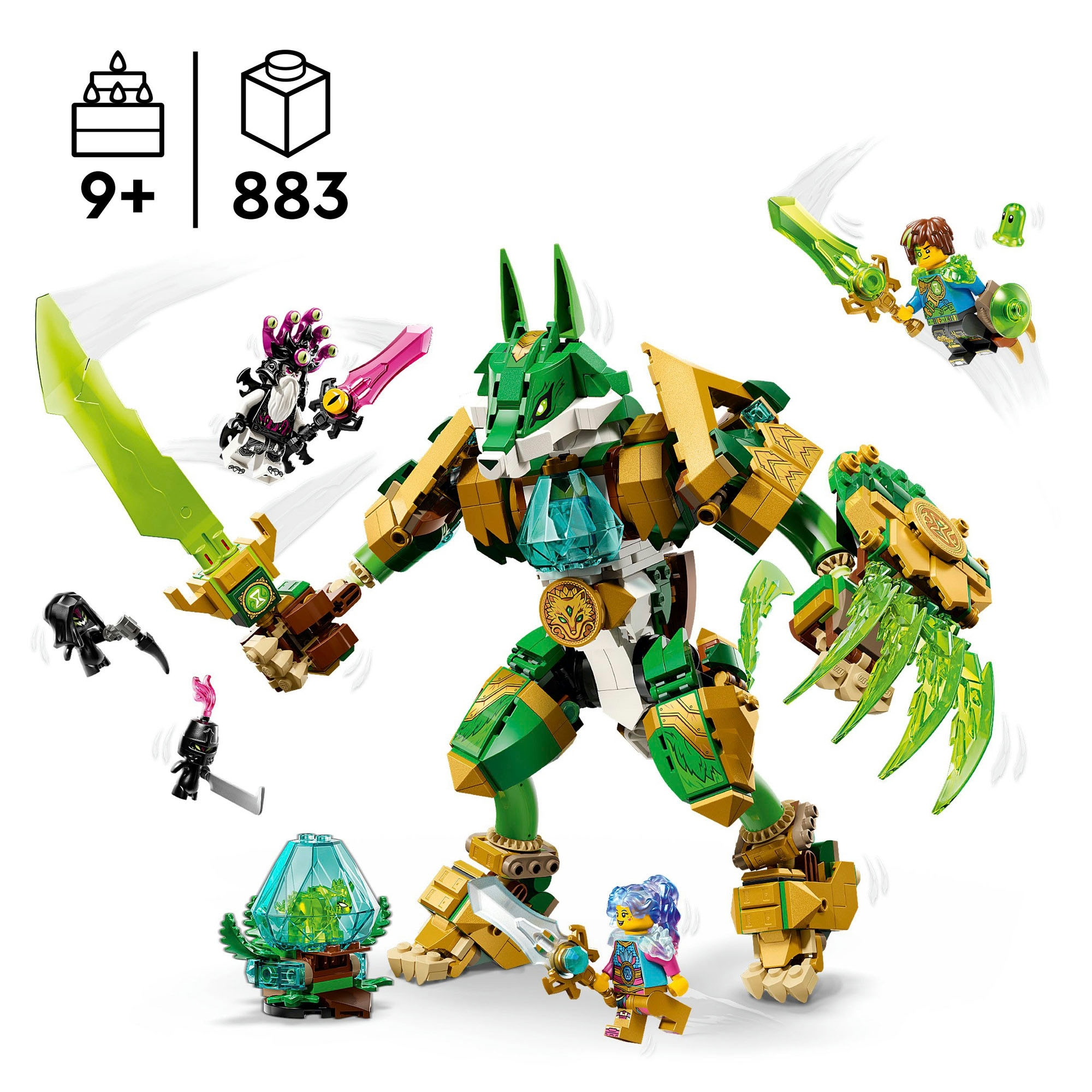 LEGO® Konstruktionsspielsteine »Fuchs-Wächtermech (71508), LEGO DREAMZzz« Made in Europe