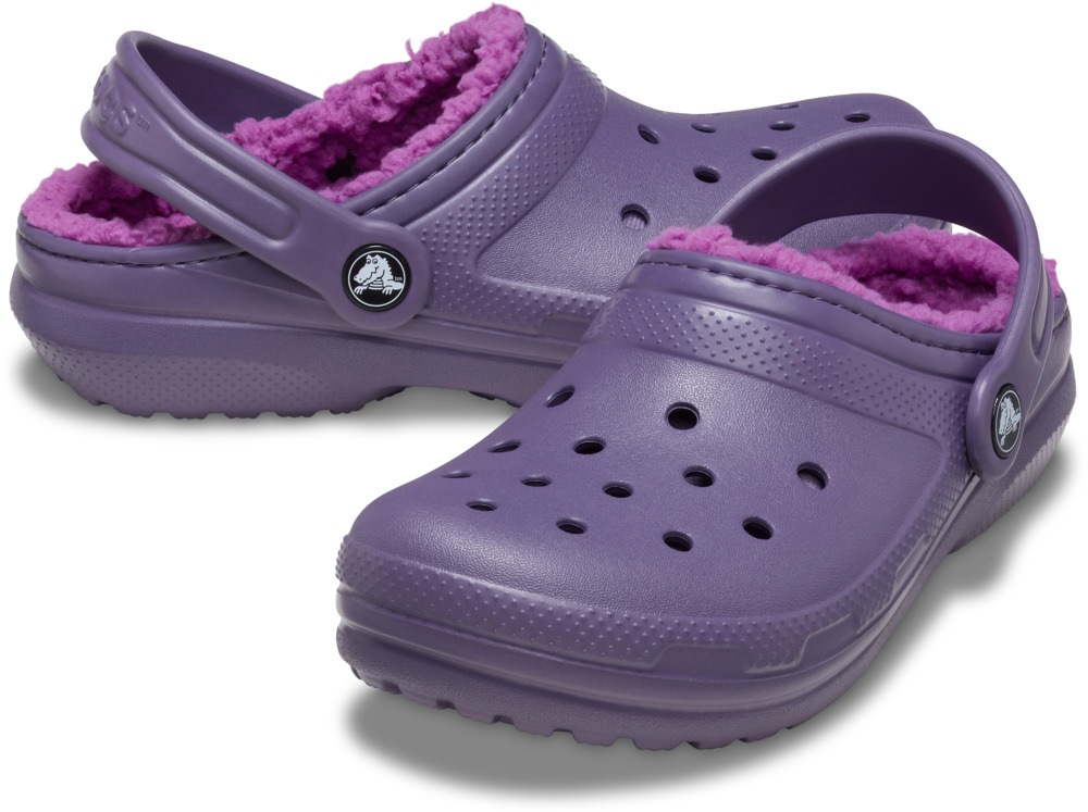 Crocs Clog »Classic Lined Clog«  Kindergartenschuh, Hausschuh mit kuscheligem Futter