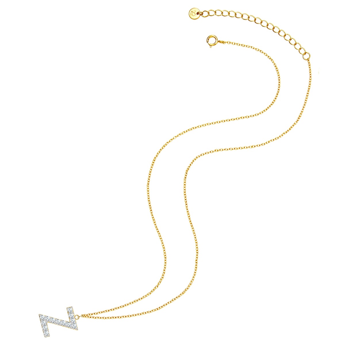 Glanzstücke München Kette mit Anhänger »GSM1955« mit Buchstaben-Anhänger