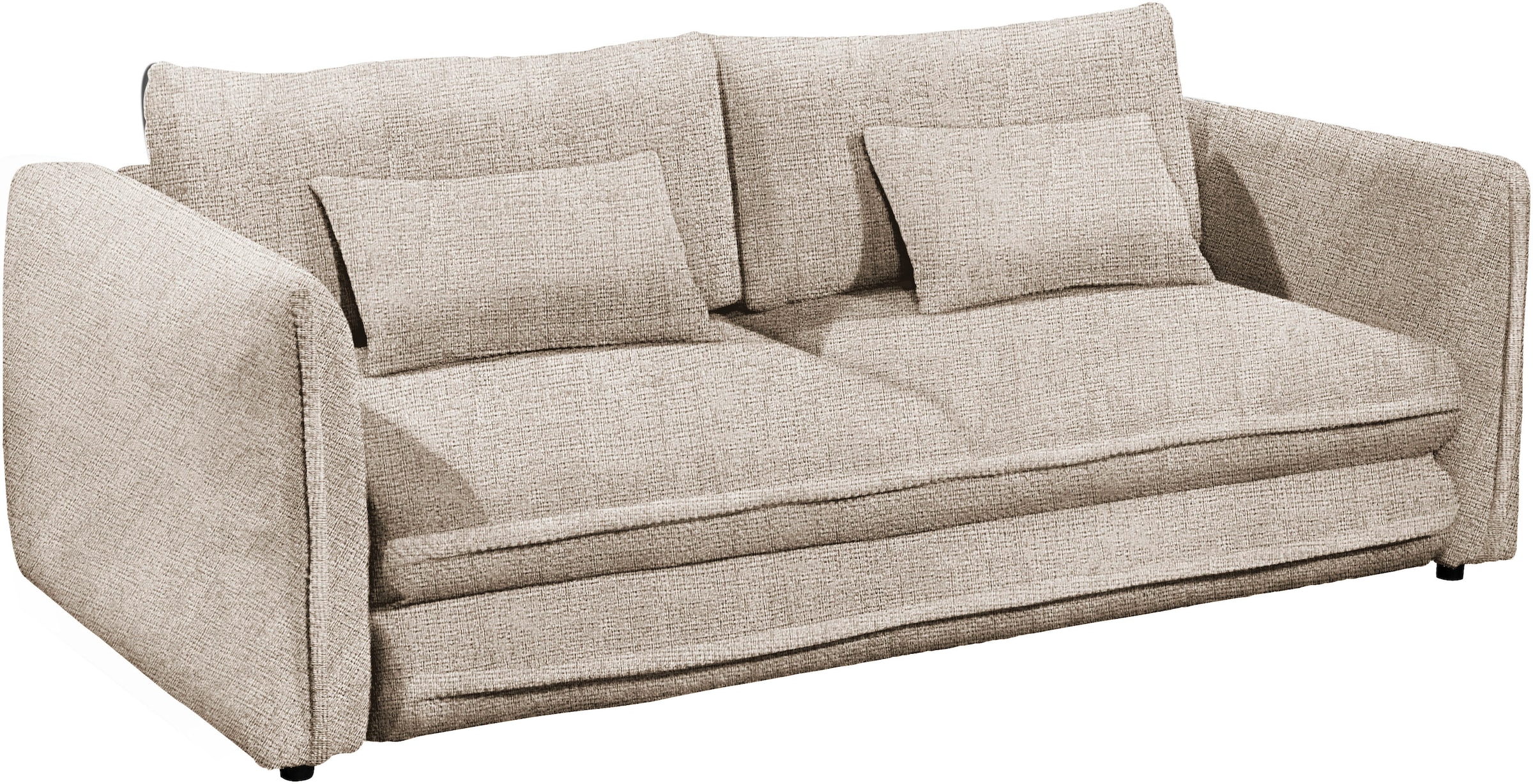 ED EXCITING DESIGN Schlafsofa »Stanley«, mit Bettkasten & 2 Zierkissen