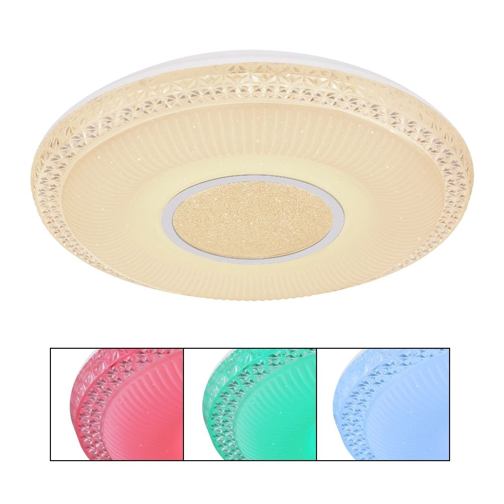 GLOBO LIGHTING LED Deckenleuchte »KLEMENS«, 1 flammig, Leuchtmittel LED-Modul | LED fest integriert, CCT-Funktion