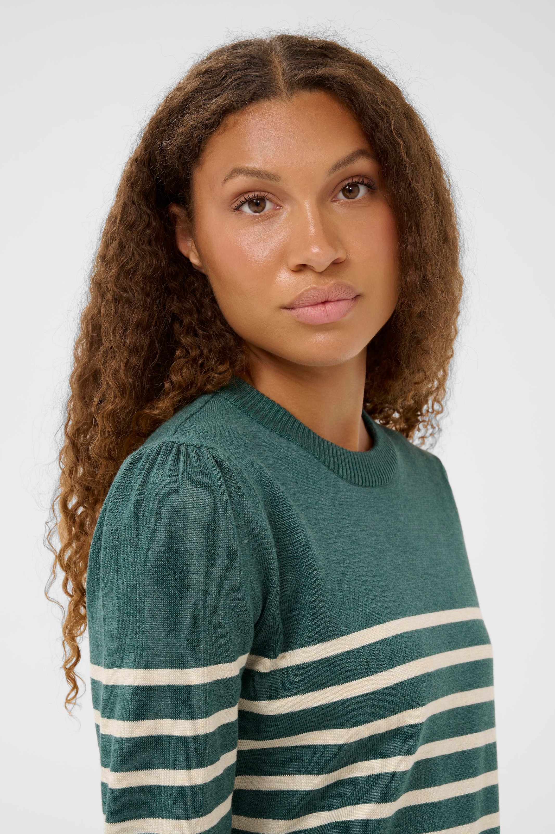 Saint Tropez Strickpullover »MilaSZ LS Striped«