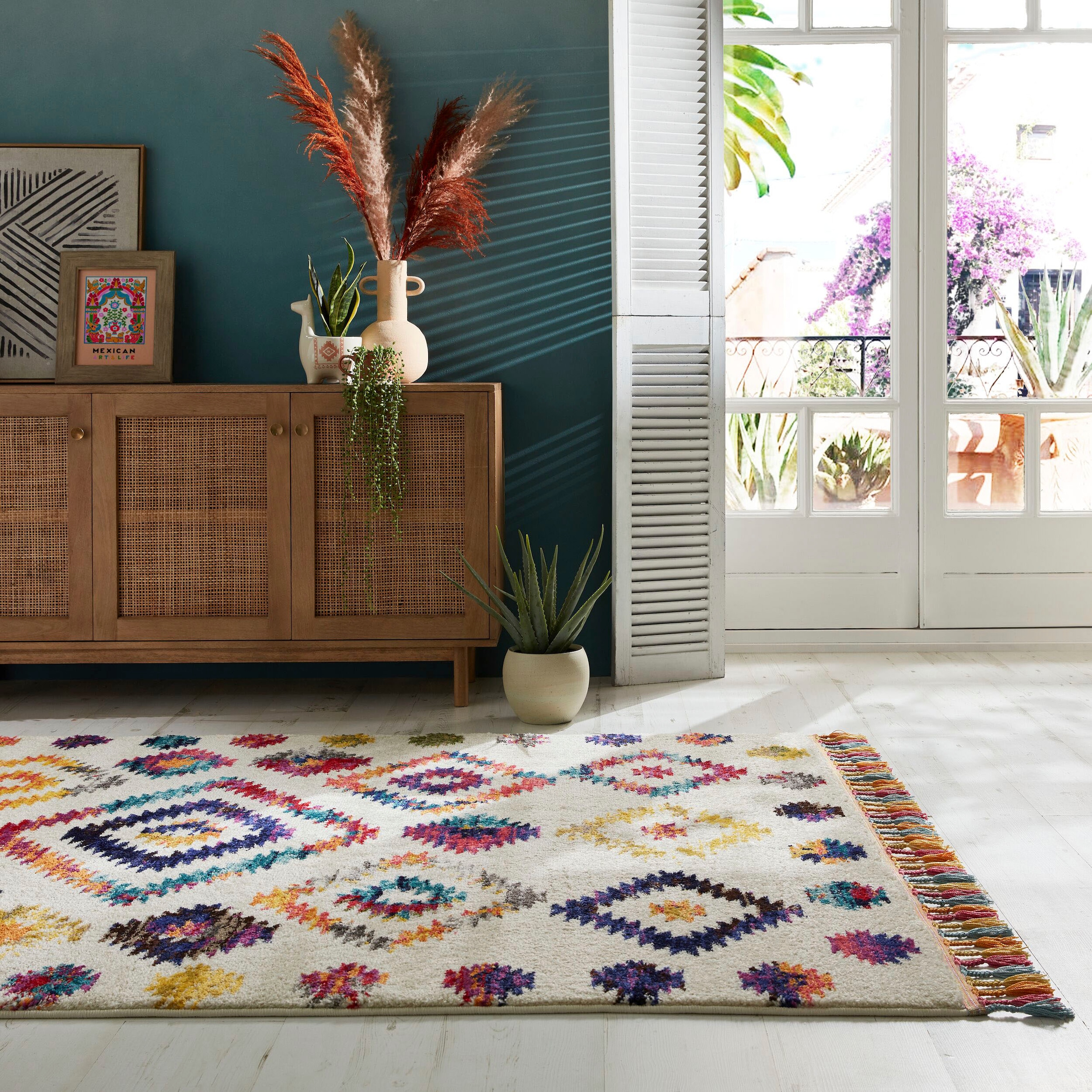 FLAIR RUGS Teppich »BOHEMIA«, rechteckig, 20 mm Höhe günstig online kaufen