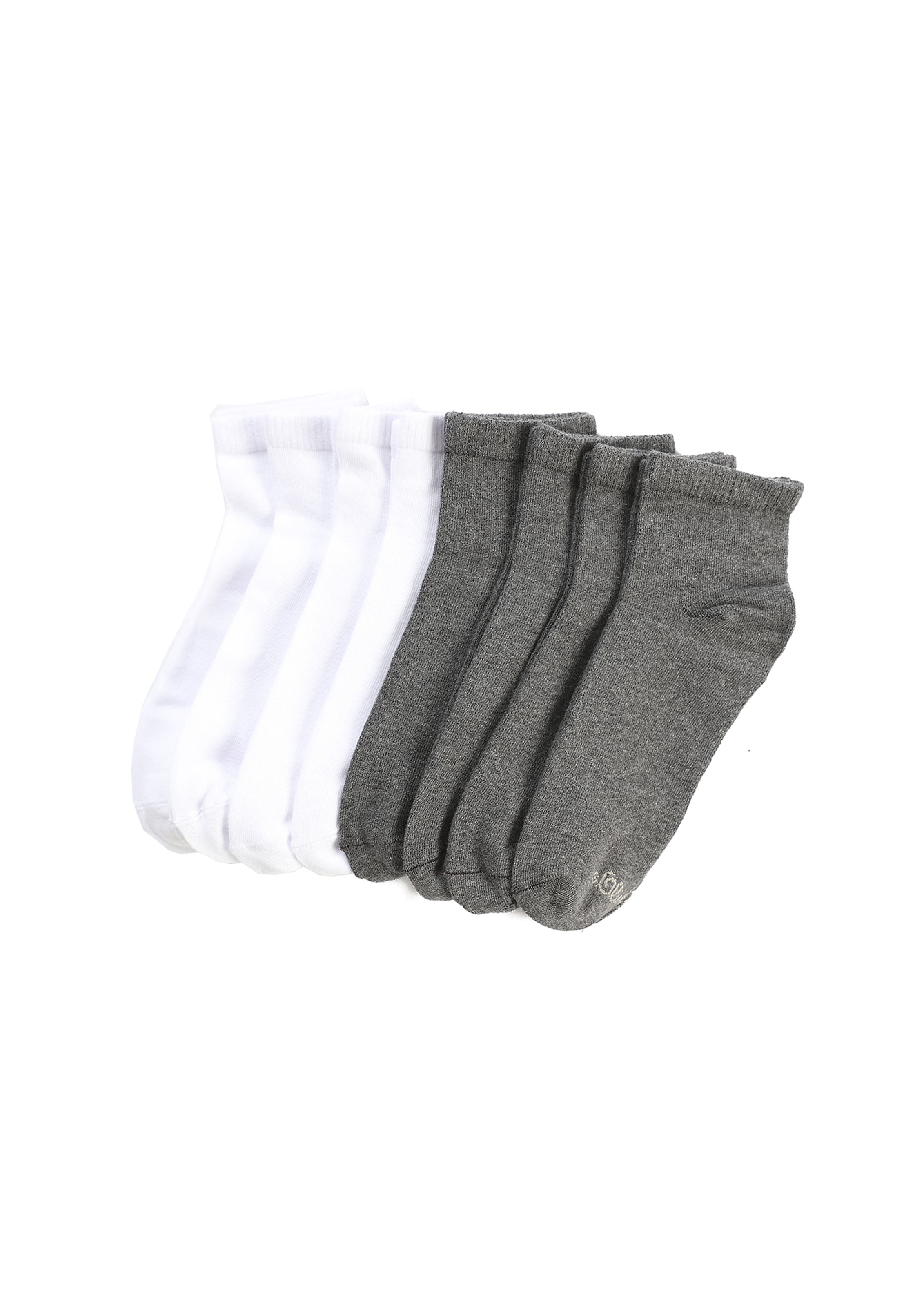 s.Oliver Kurzsocken »essentials« 8 Paar tlg. mit pflegeleichtem Materialmix