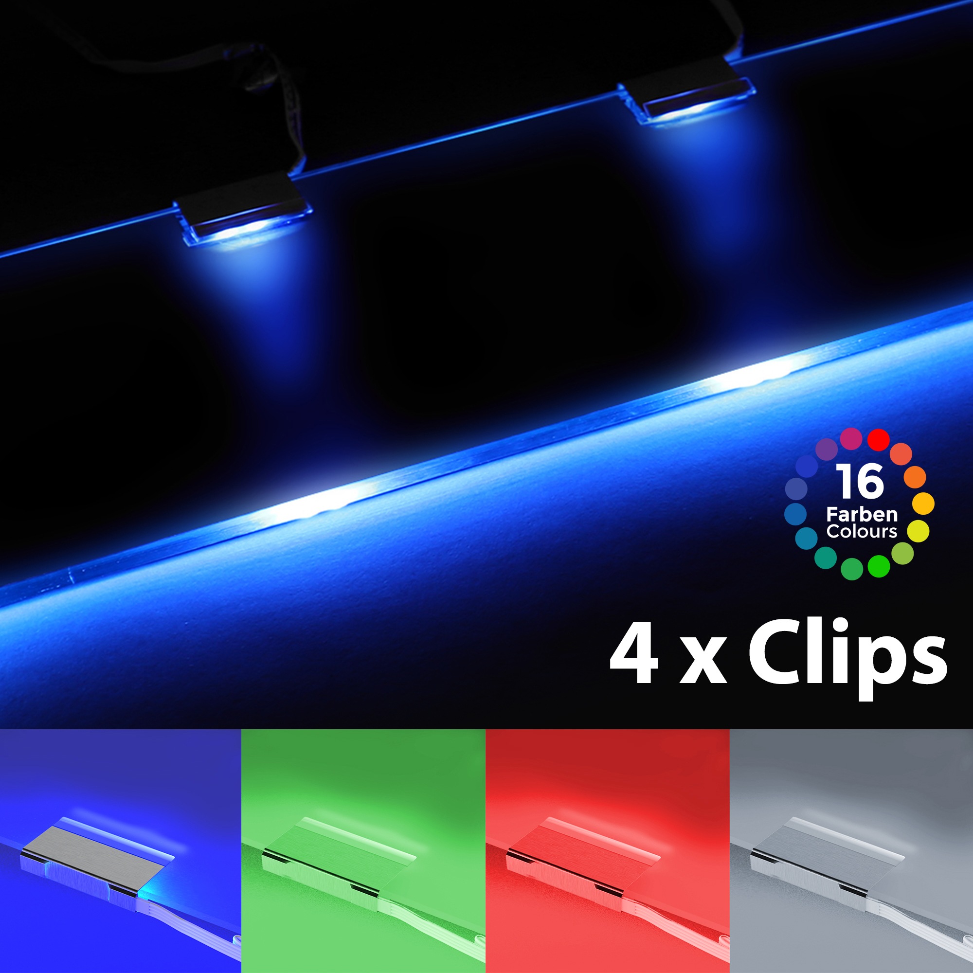 B.K.Licht LED Dekolicht, 8 flammig, Leuchtmittel LED-Board   LED fest integ günstig online kaufen