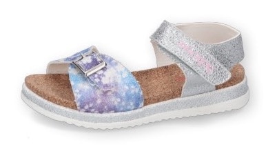 Sandale, Sommerschuh, Klettschuh, Sandalette, mit Glitzerdetails