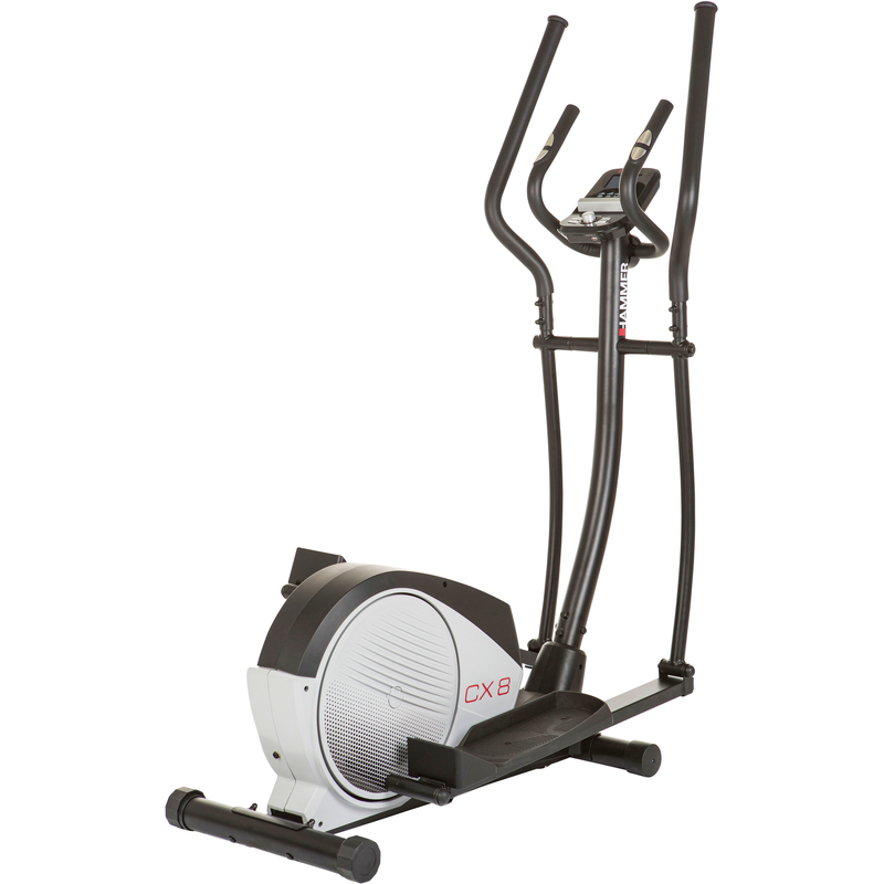 HAMMER Crosstrainer-Ergometer »CX8 BT« Schwungmasse ca. 16 kg, 16 Widerstandsstufen silberfarben