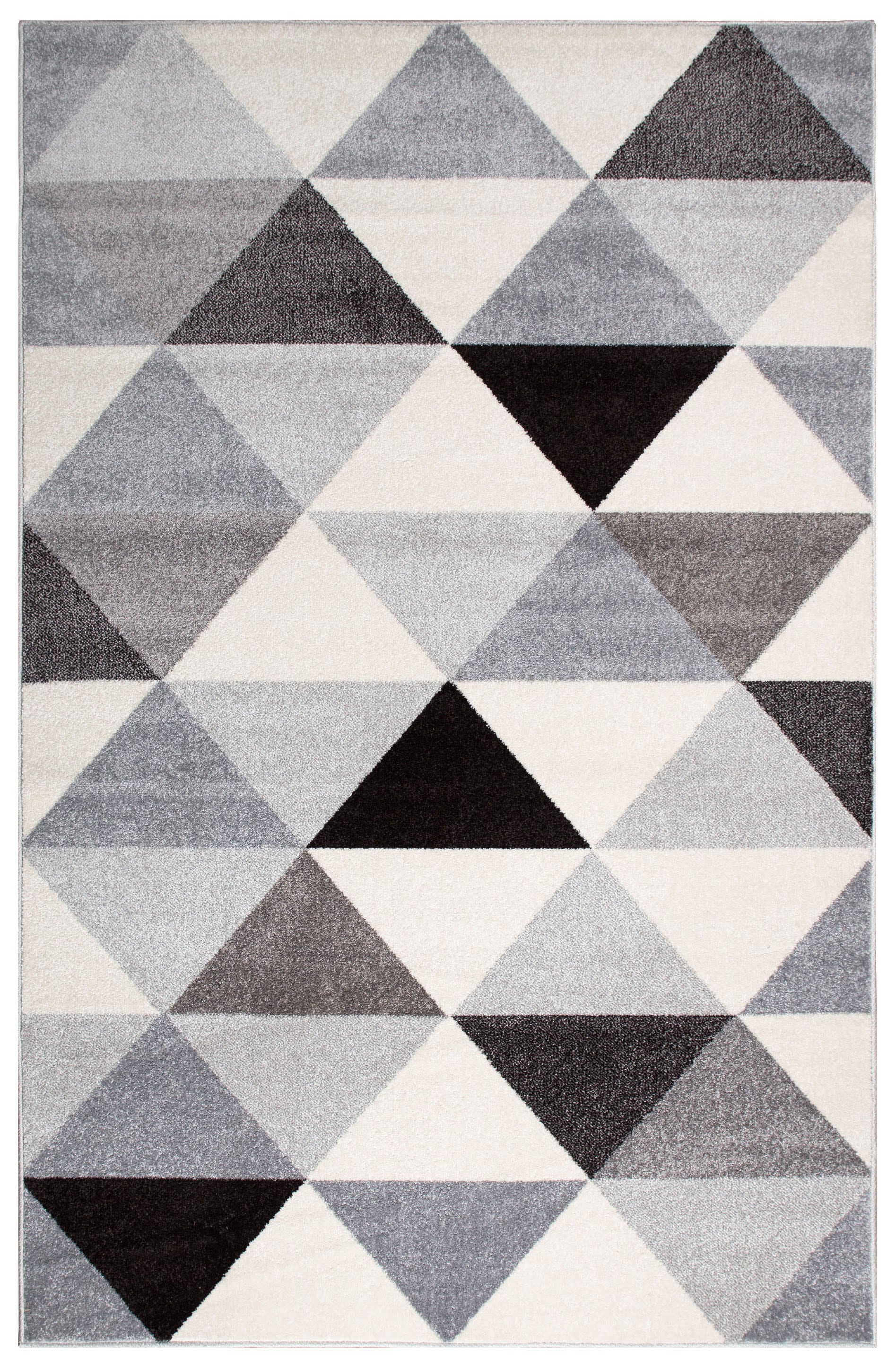 my home Teppich »Berlad Geo«, rechteckig, 9 mm Höhe, mit besonders weichem Flor, Kurzflor, modernes geometrisches Design