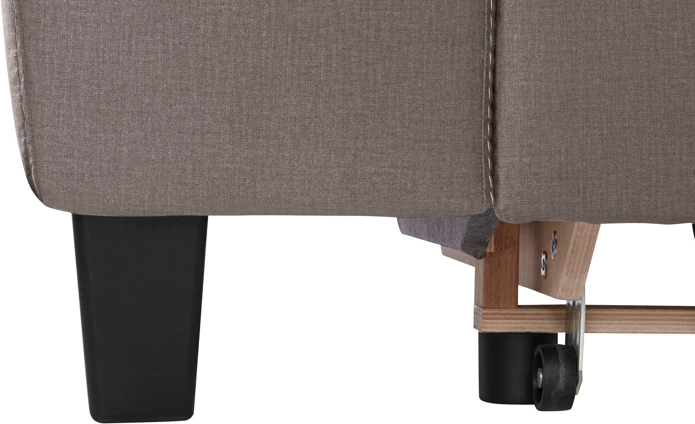 COTTA Ecksofa »Morven L-Form mit Kopfteilverstellung«, wahlweise mit Bettfunktion, Bettkasten & Wireless-Charger