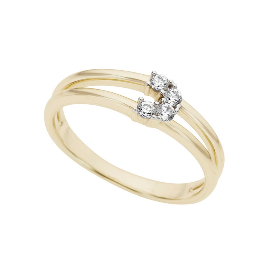 Firetti Diamantring »Schmuck Geschenk Gold 333 Damenring Goldring Diamant«