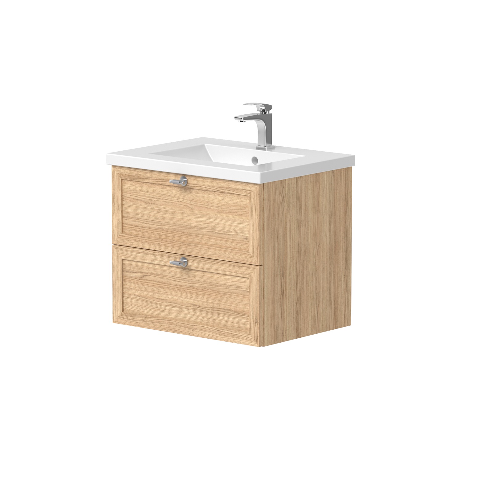 welltime Waschtisch »Rustic«, mit Soft-Close-Funktion, Breite 61,5 cm, Eich günstig online kaufen