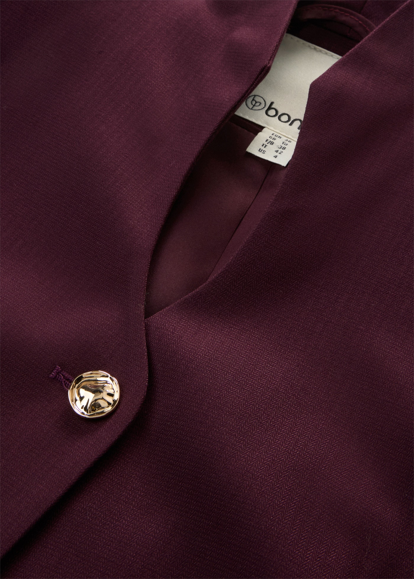 bonprix Jackenblazer mit Kelchkragen, bequeme Passform