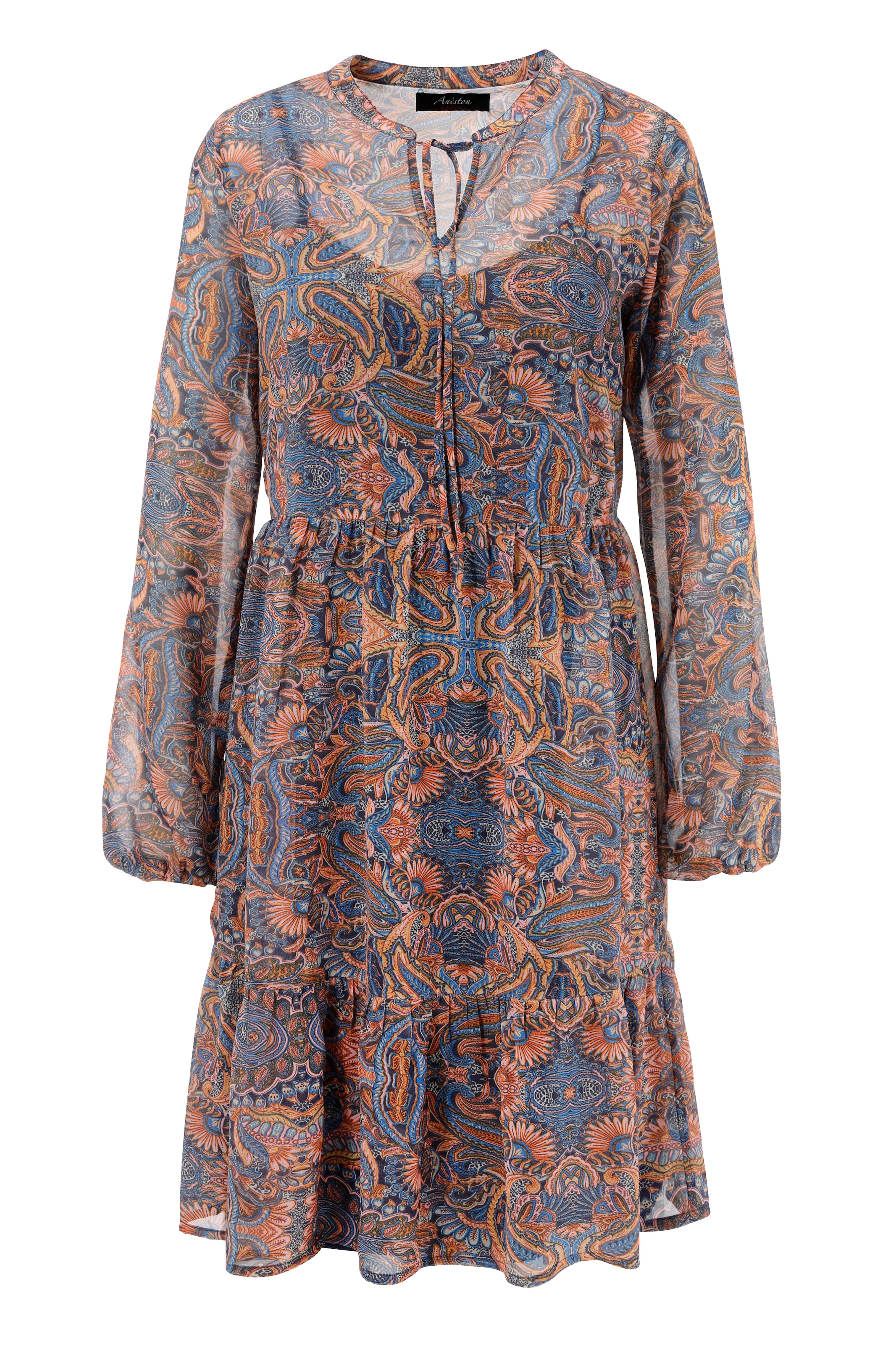 Paisley-Muster bei phantasievollem CASUAL Aniston Blusenkleid, online bedruckt mit