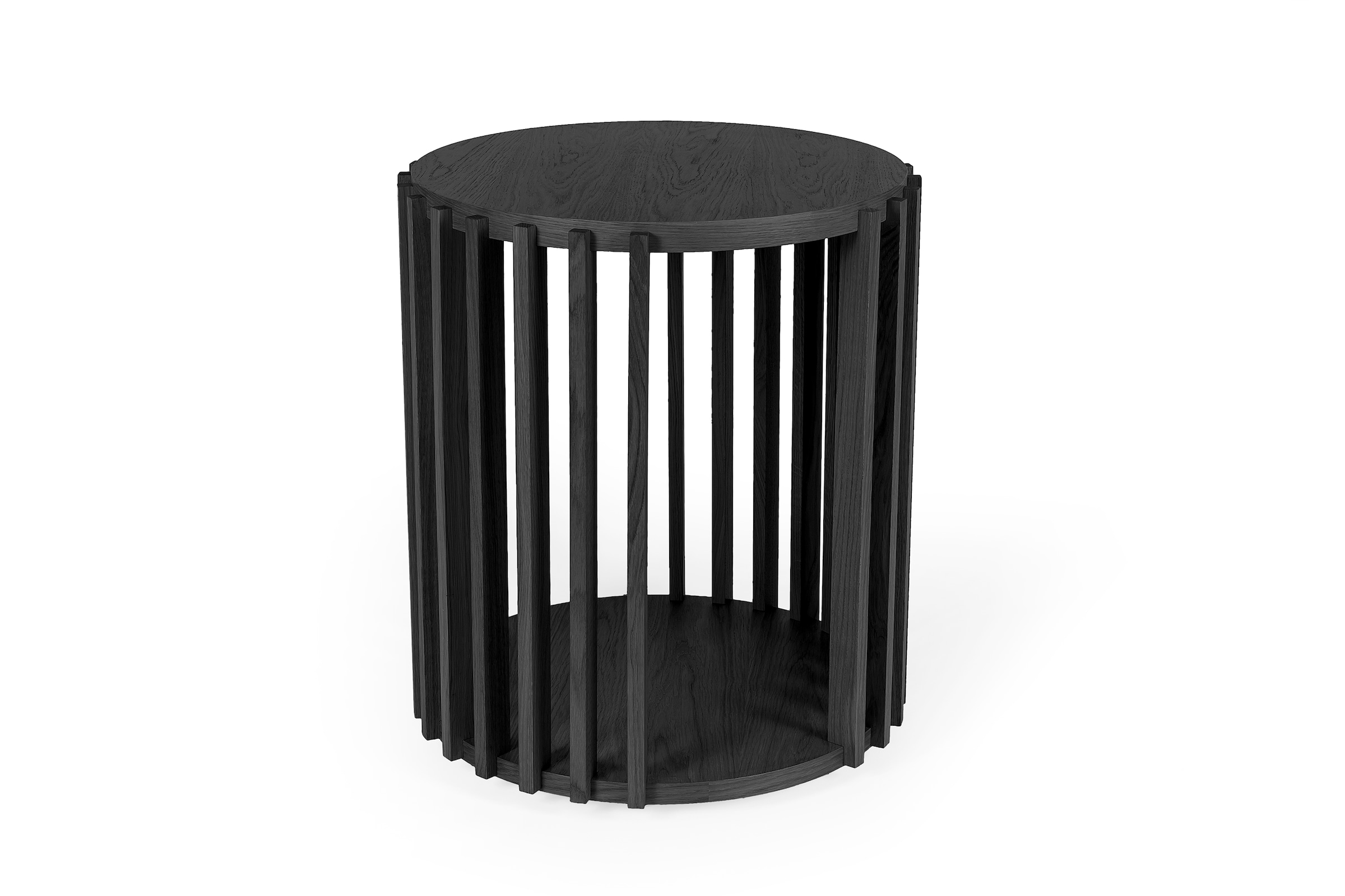 Woodman Beistelltisch »Drum, Breite/Tiefe/Höhe: 53/53/58 cm«, Holzfurnier a günstig online kaufen