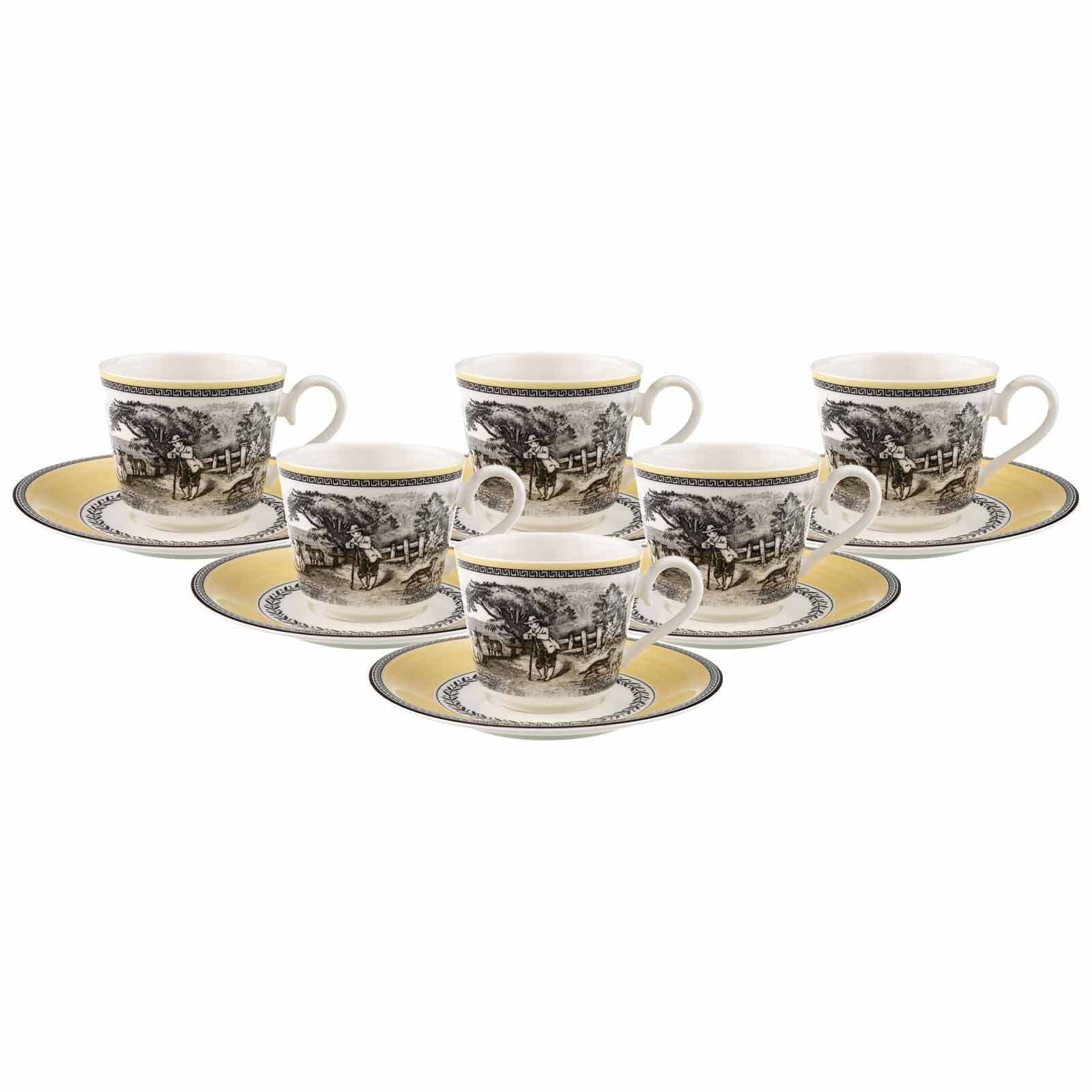 Villeroy & Boch Tasse »Frühstückstassen mit Untertassen Audun Ferme 350 ml günstig online kaufen