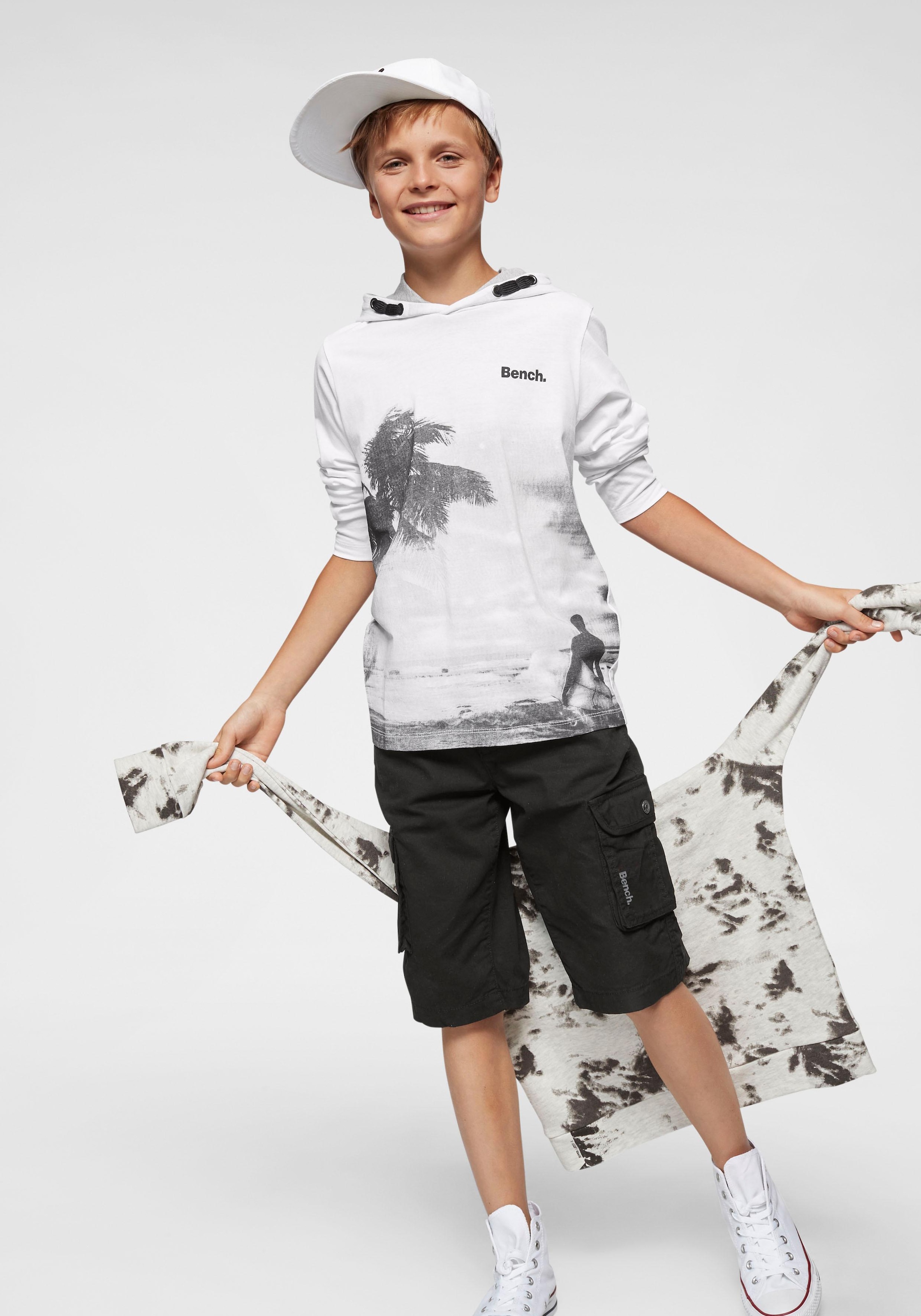 16. Bild von Bench. Bermudas, (Set, 2 tlg., mit Gürtel), mit vielen Taschen und Gürtel