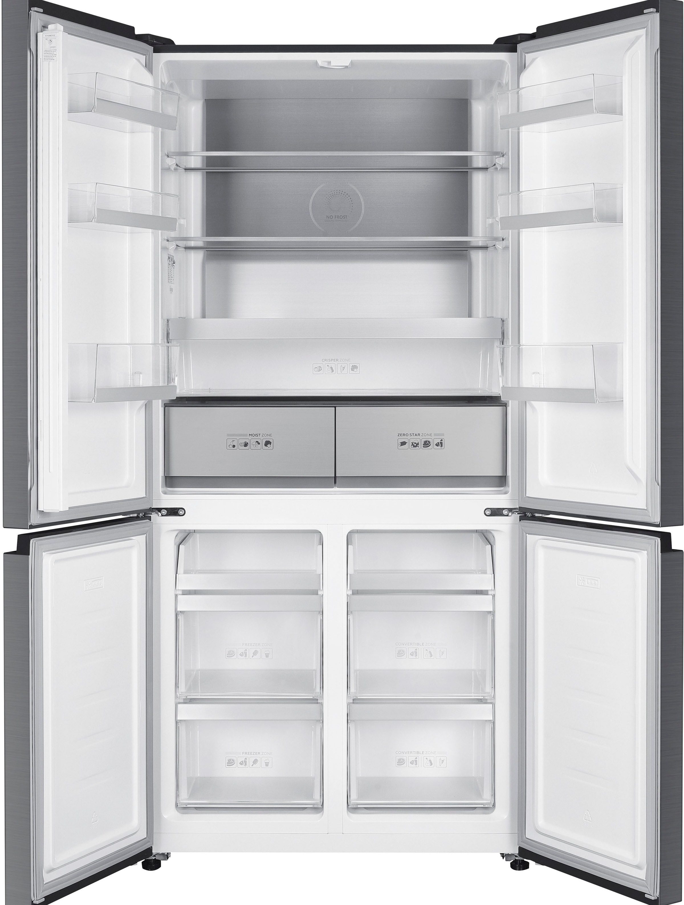 Hanseatic Multi Door »HCDA19090DI«, NoFrost, Multizone, Display, Türalarm